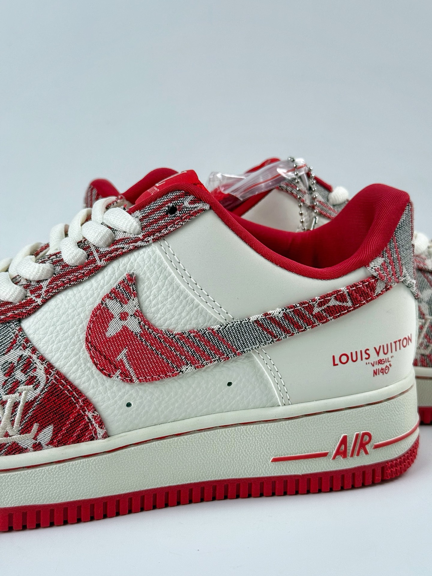 Nike Air Force 1 Low 07 x Louis Vuitton 牛仔红白  SC9207-541