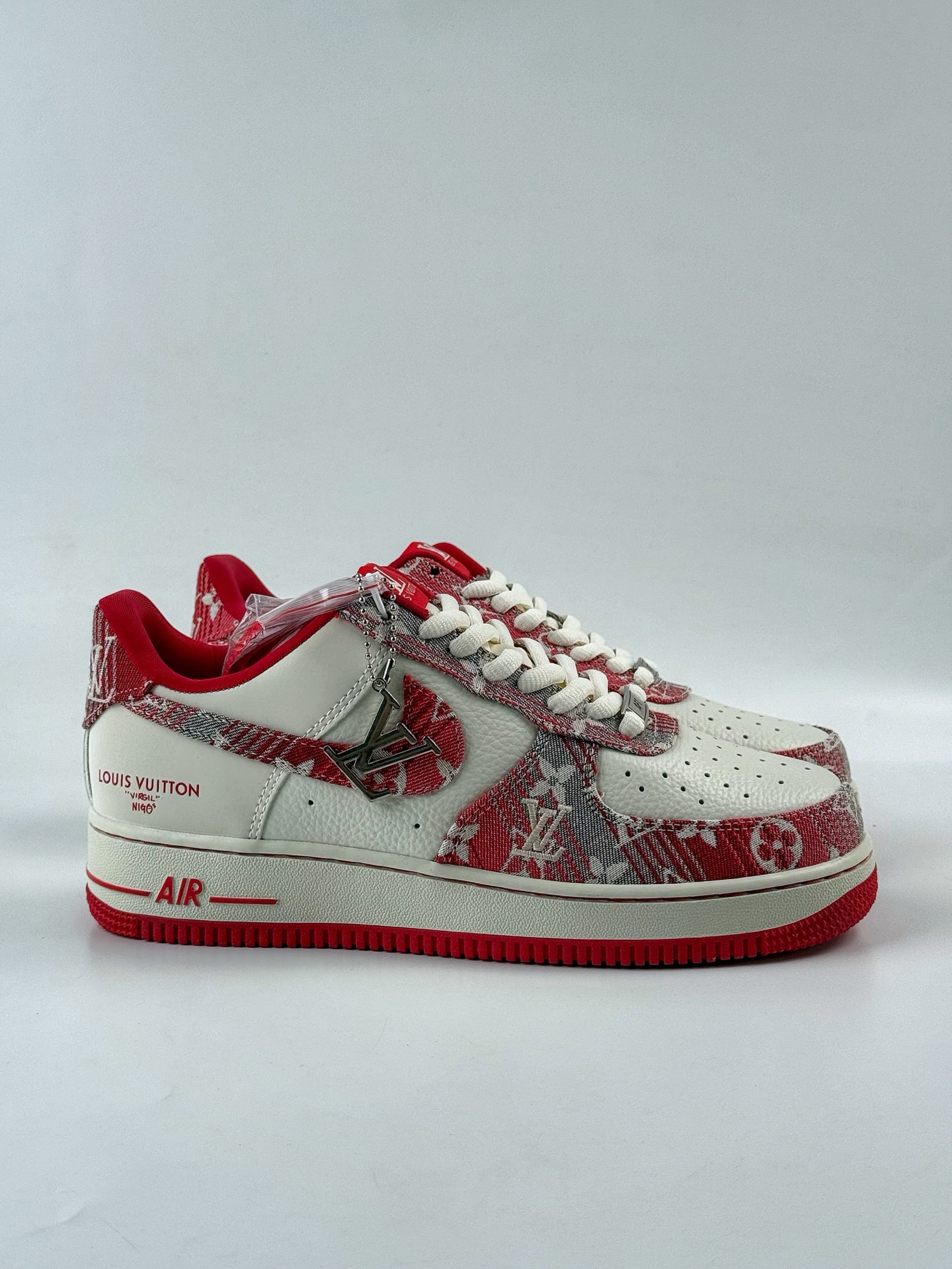 Nike Air Force 1 Low 07 x Louis Vuitton 牛仔红白  SC9207-541