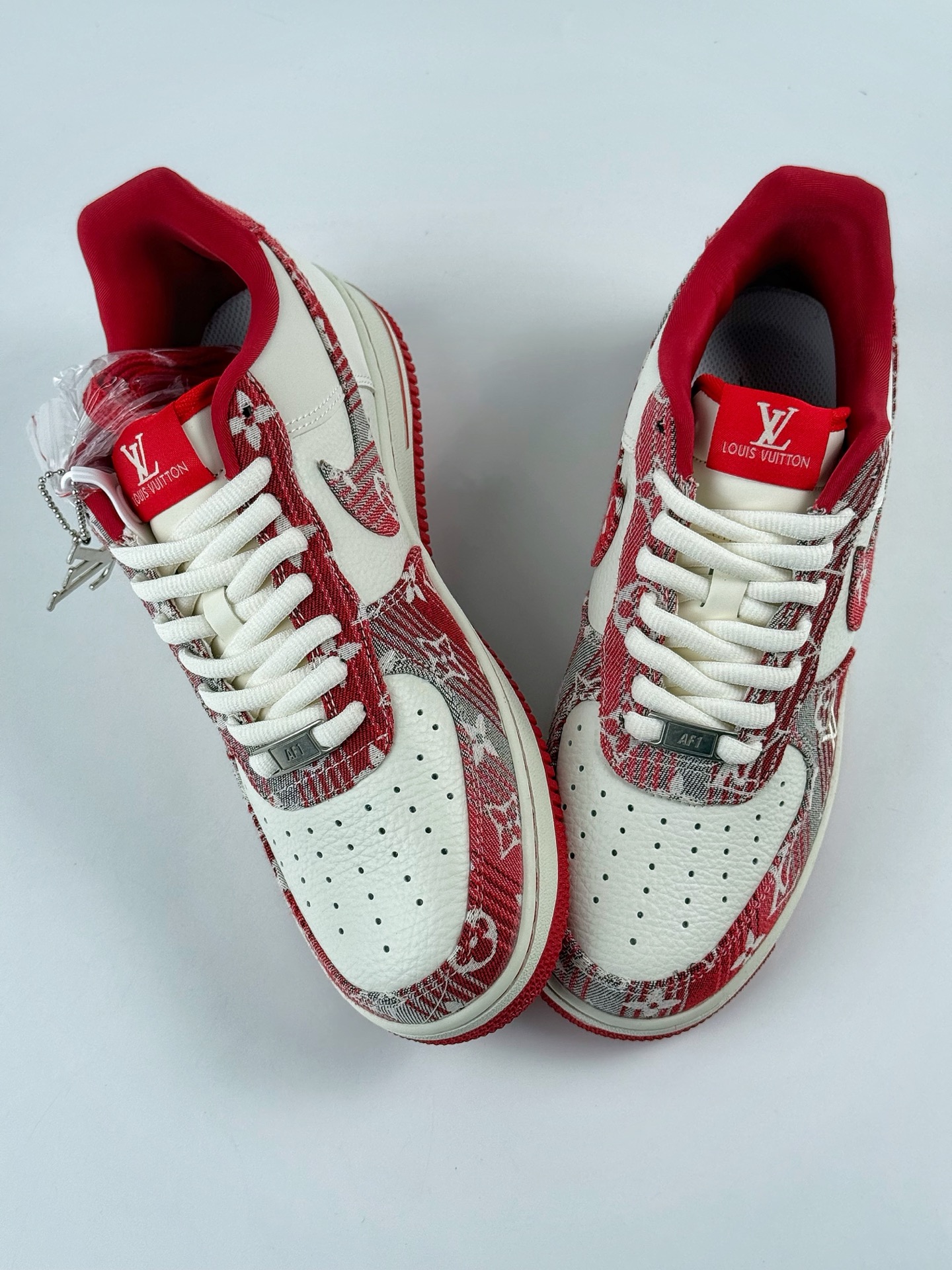 Nike Air Force 1 Low 07 x Louis Vuitton 牛仔红白  SC9207-541