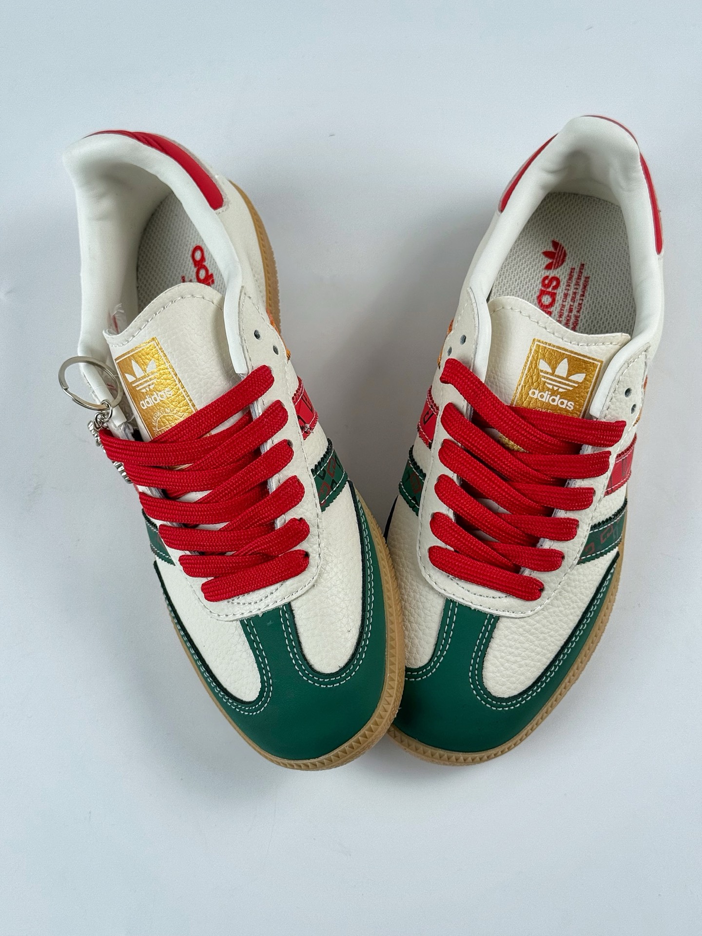 adidoriginals Samba OG x GUCCI 绿白红 桑巴舞系列复古经典轻便板鞋  DB0001