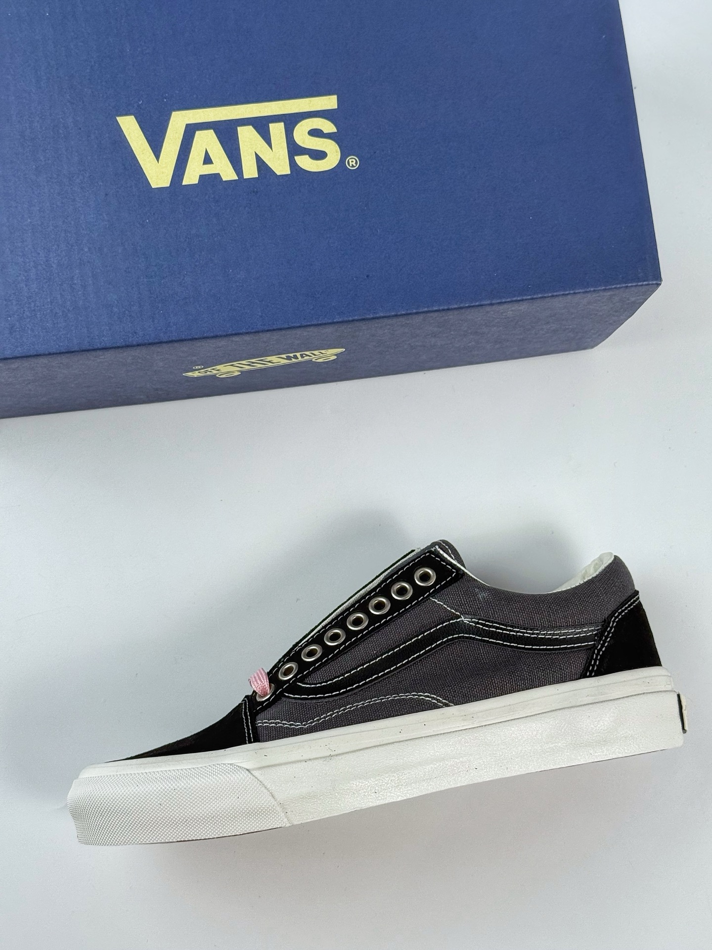 范斯新款Vans LX Old Skool黑灰休闲鞋活动鞋垫低帮情侣百搭板鞋  VN000D56DE2