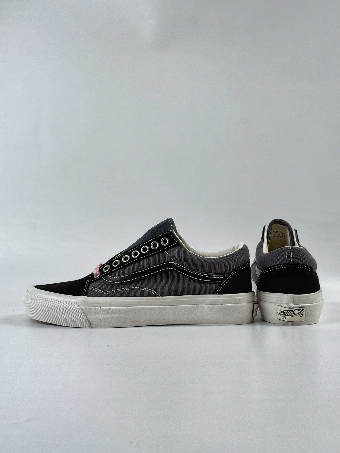 范斯新款Vans LX Old Skool黑灰休闲鞋活动鞋垫低帮情侣百搭板鞋  VN000D56DE2