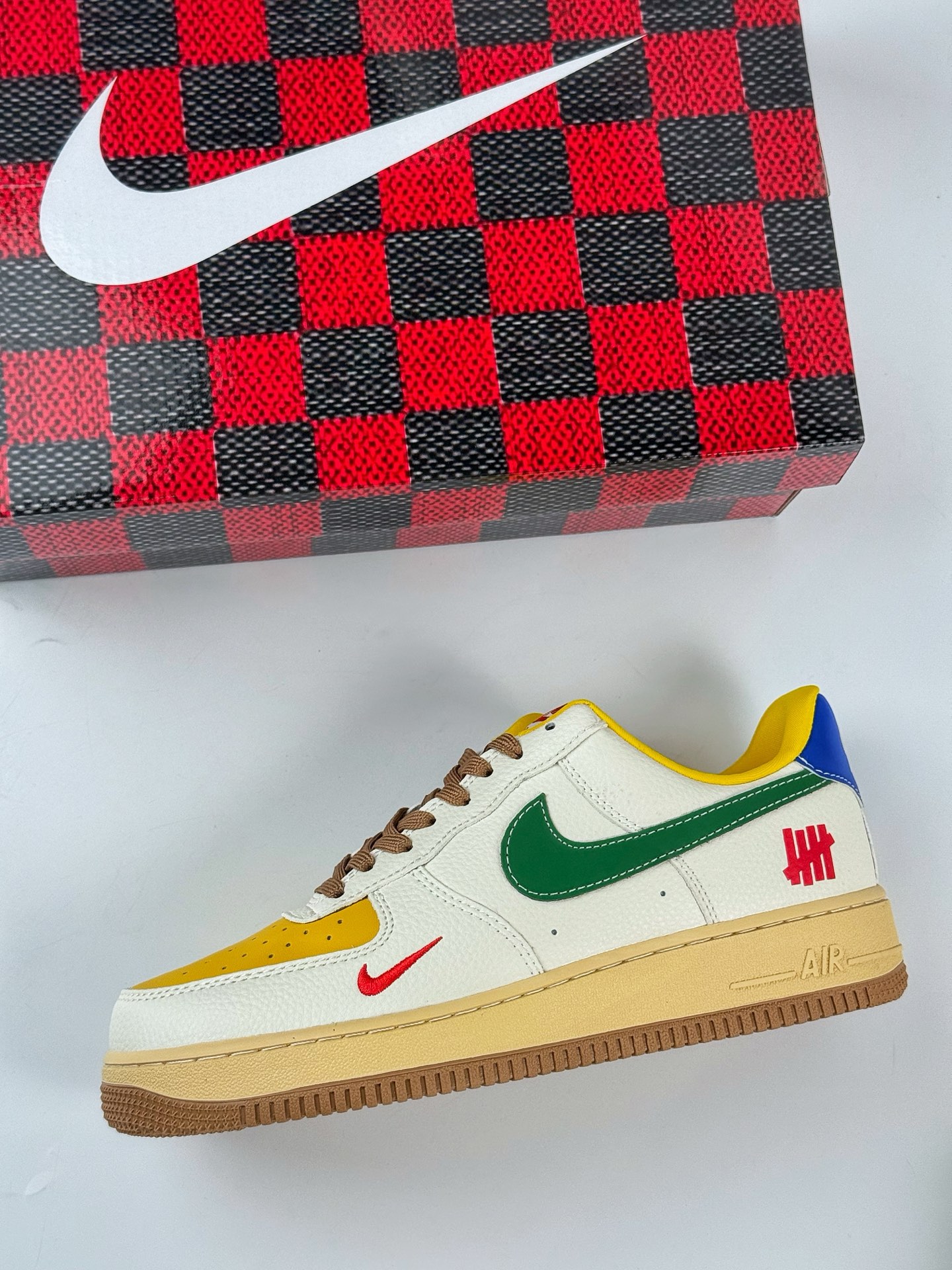 Nike Air Force 1 Low 07 白黄小勾  KB1688-005