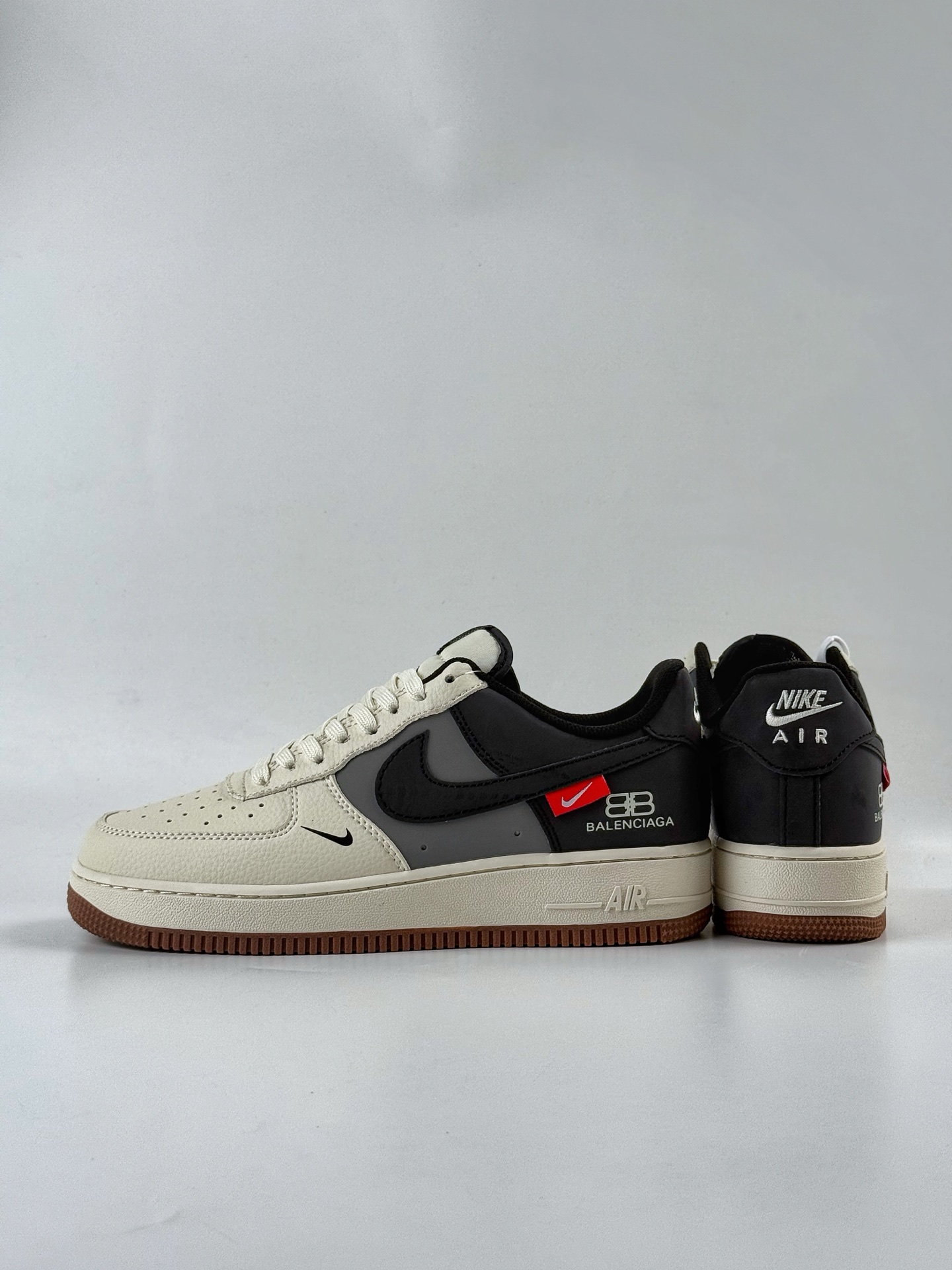 Nike Air Force 1 Low 07 x Balenciaga 白黑小勾  HJ3318-005