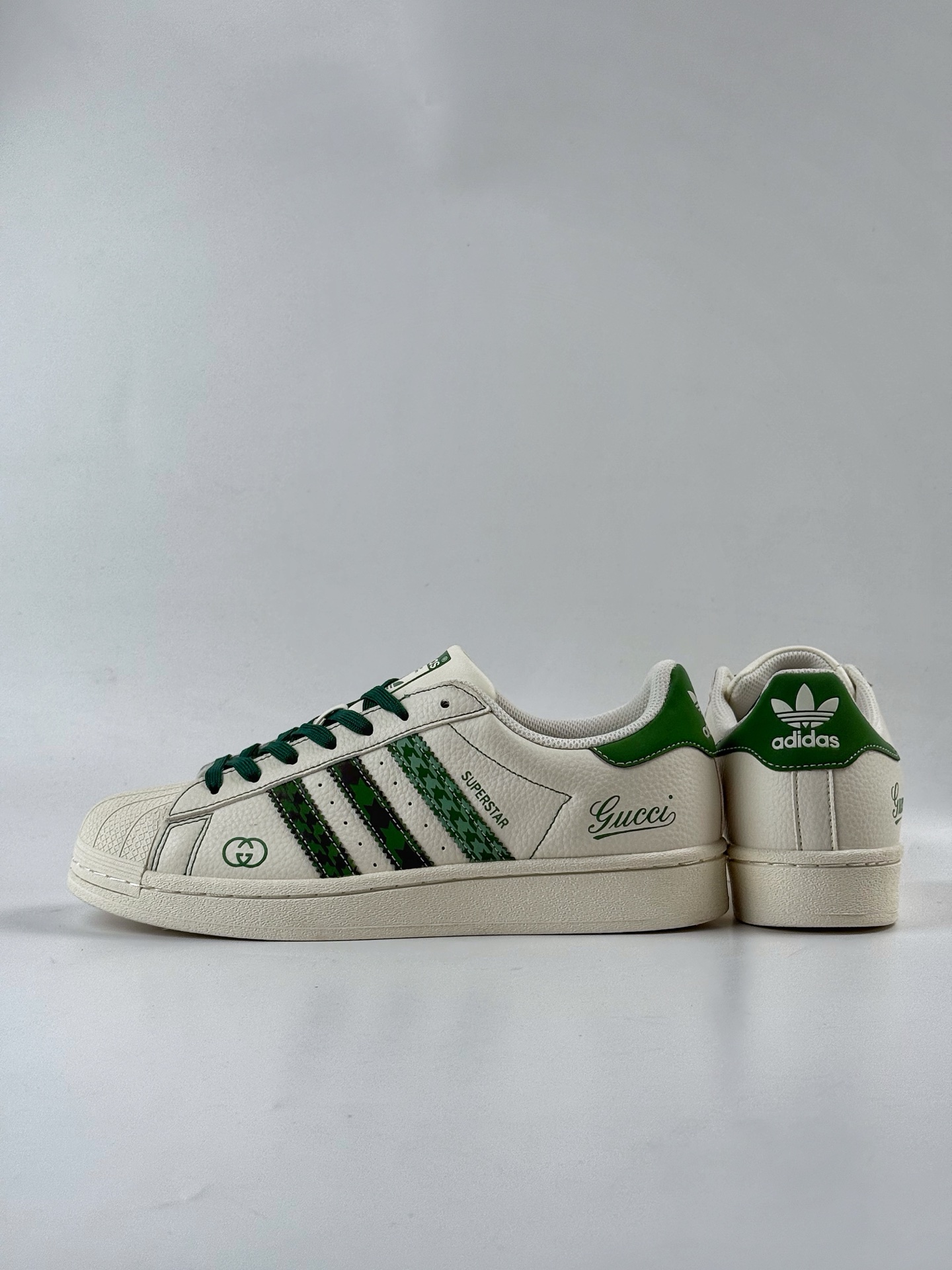 AD Originals Superstar x GUCCI 白绿  DS0022
