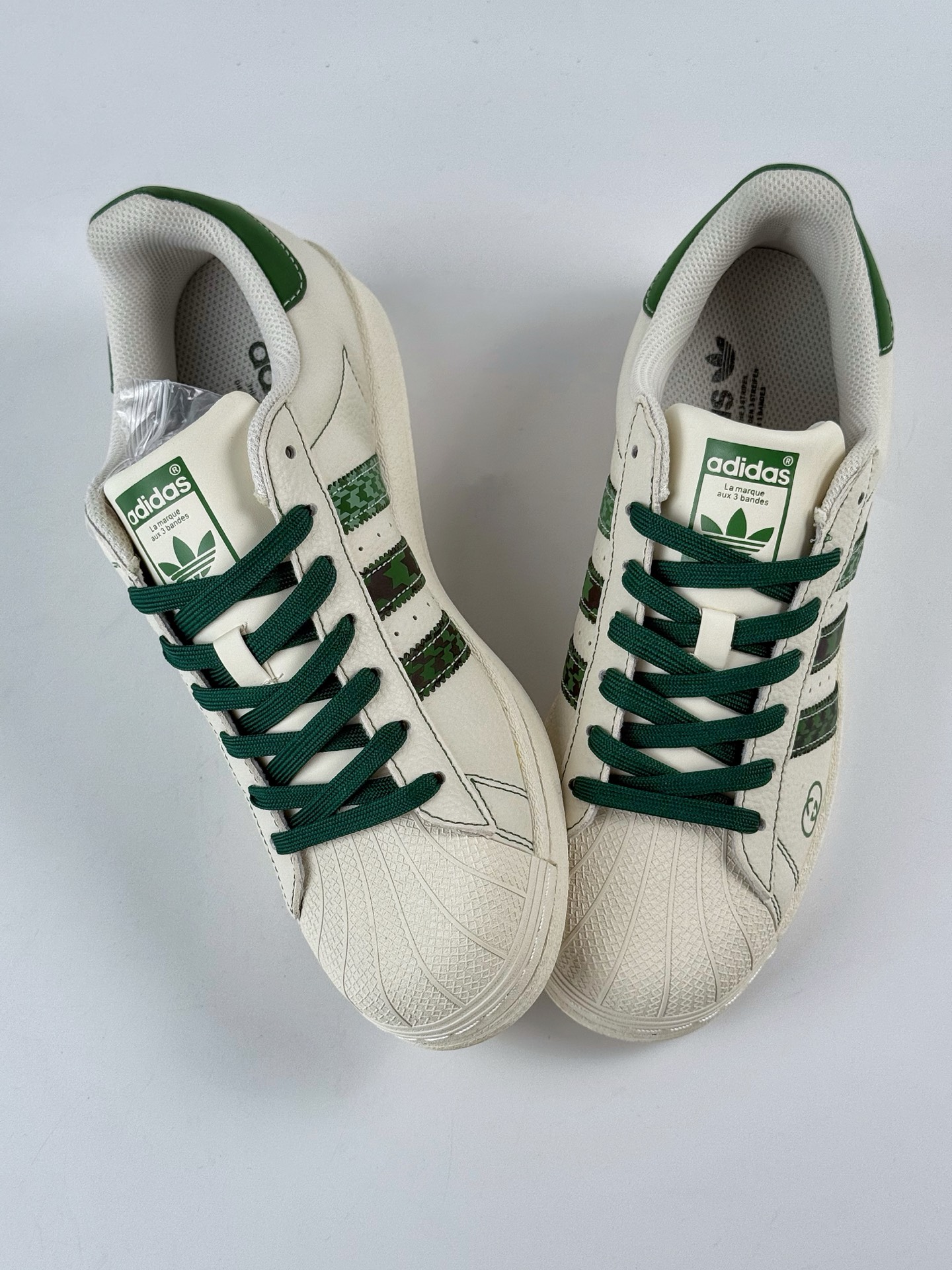 AD Originals Superstar x GUCCI 白绿  DS0022