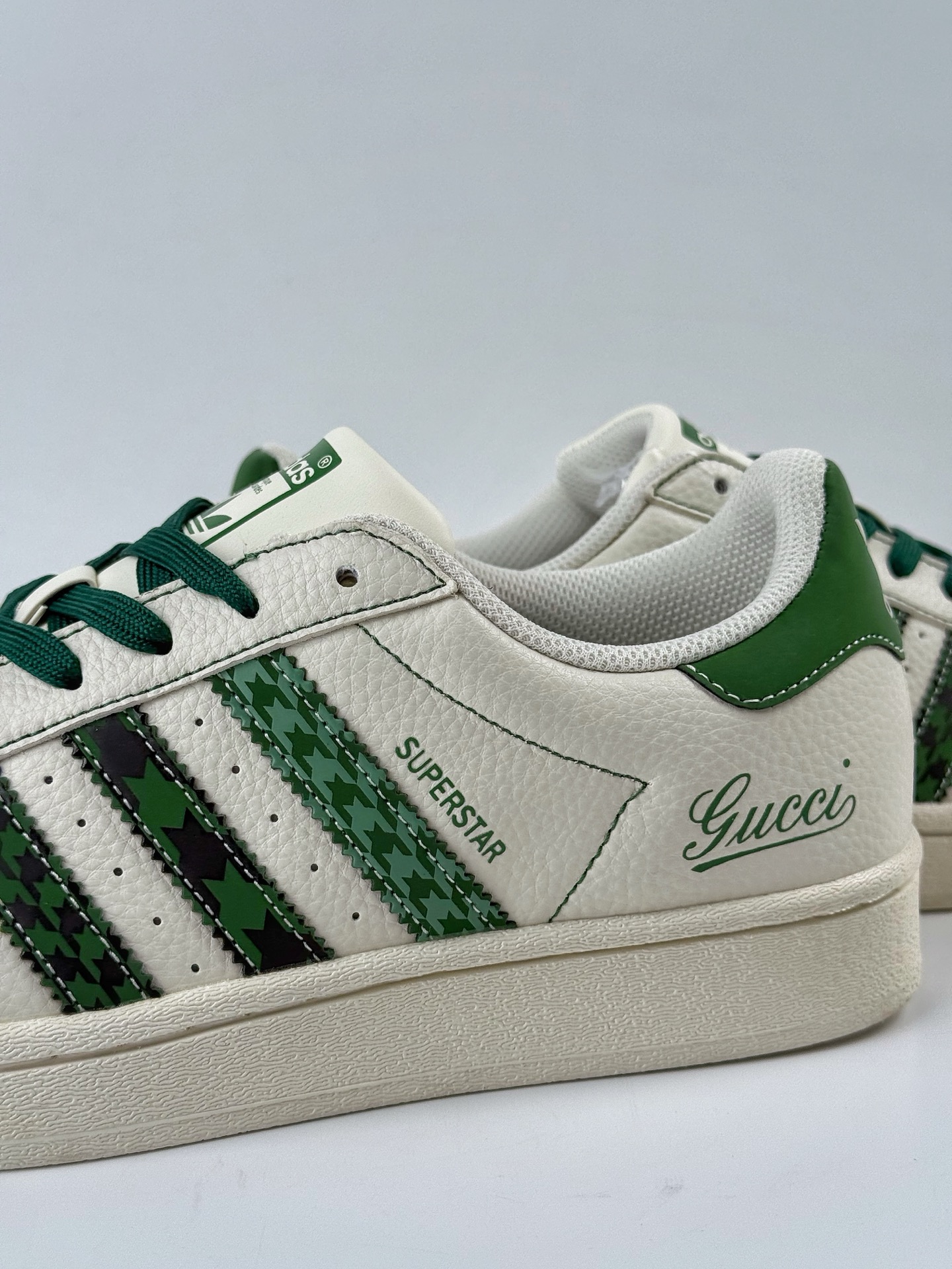 AD Originals Superstar x GUCCI 白绿  DS0022