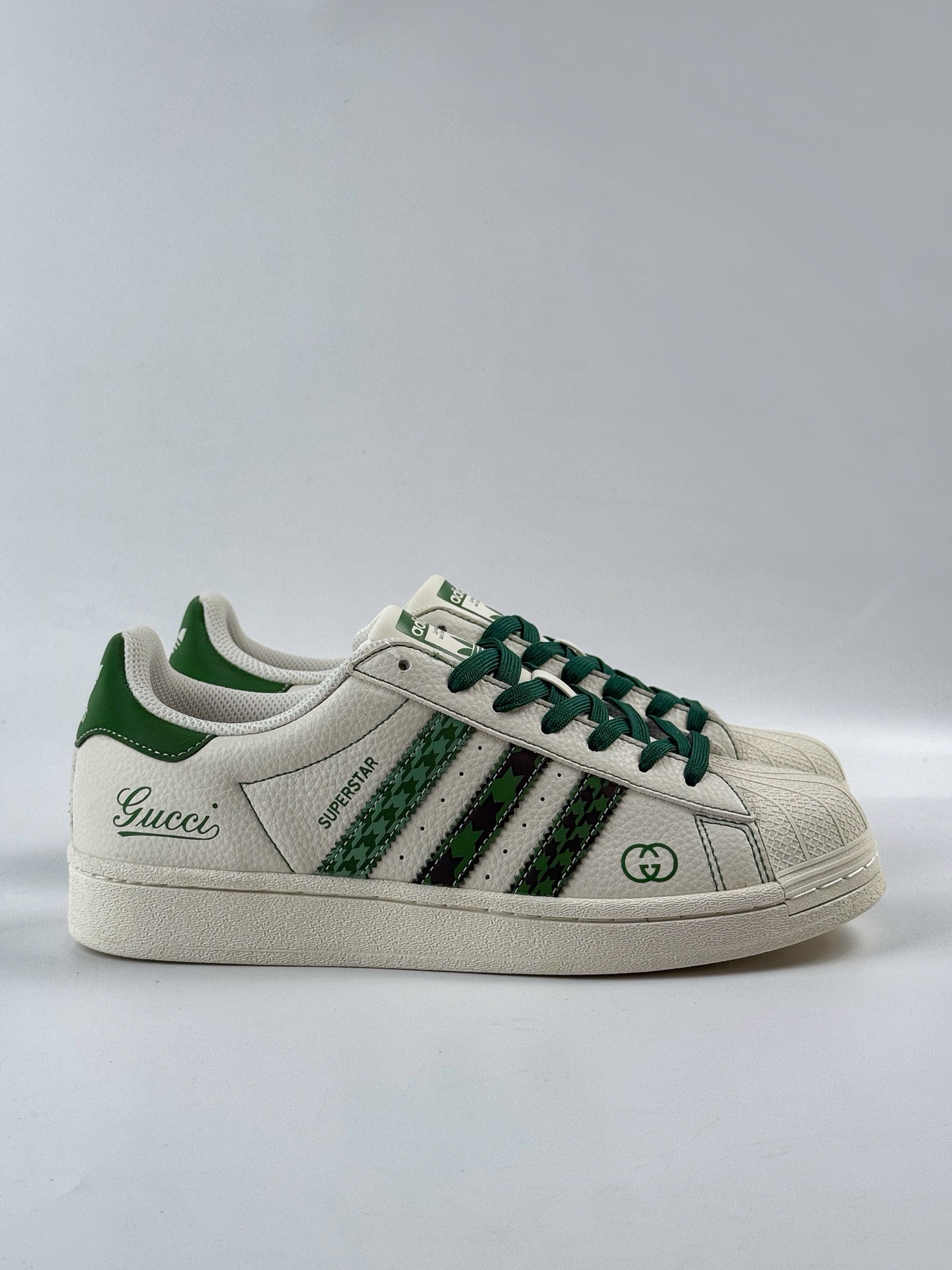 AD Originals Superstar x GUCCI 白绿  DS0022