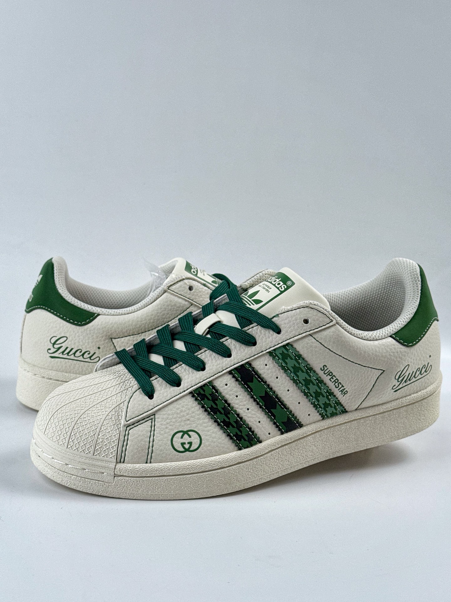 AD Originals Superstar x GUCCI 白绿  DS0022