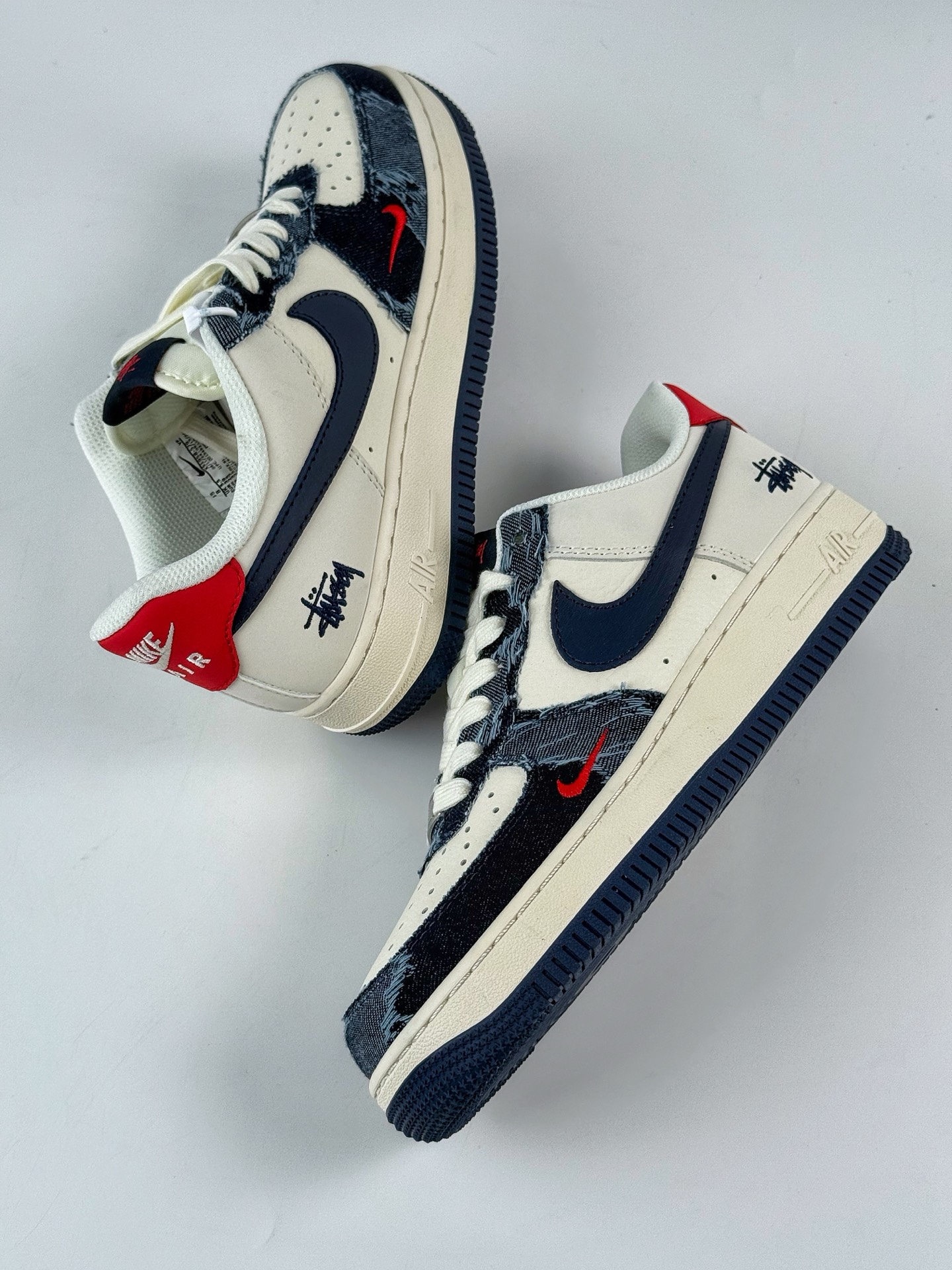 Nike Air Force 1 Low 07 x Stussy 黑白小勾  XS1958-579