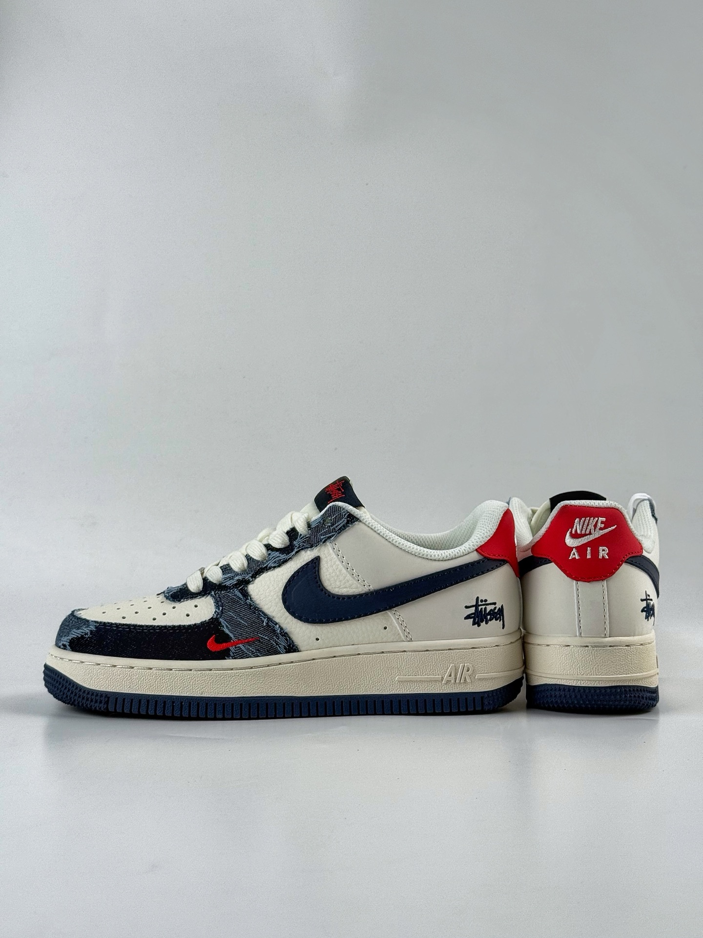 Nike Air Force 1 Low 07 x Stussy 黑白小勾  XS1958-579