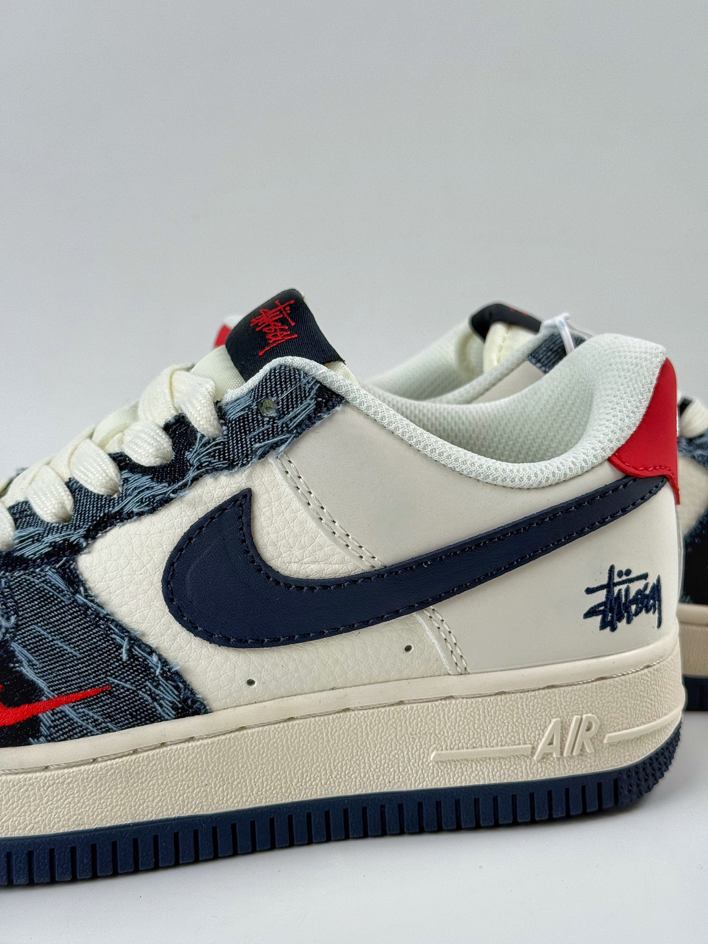 Nike Air Force 1 Low 07 x Stussy 黑白小勾  XS1958-579