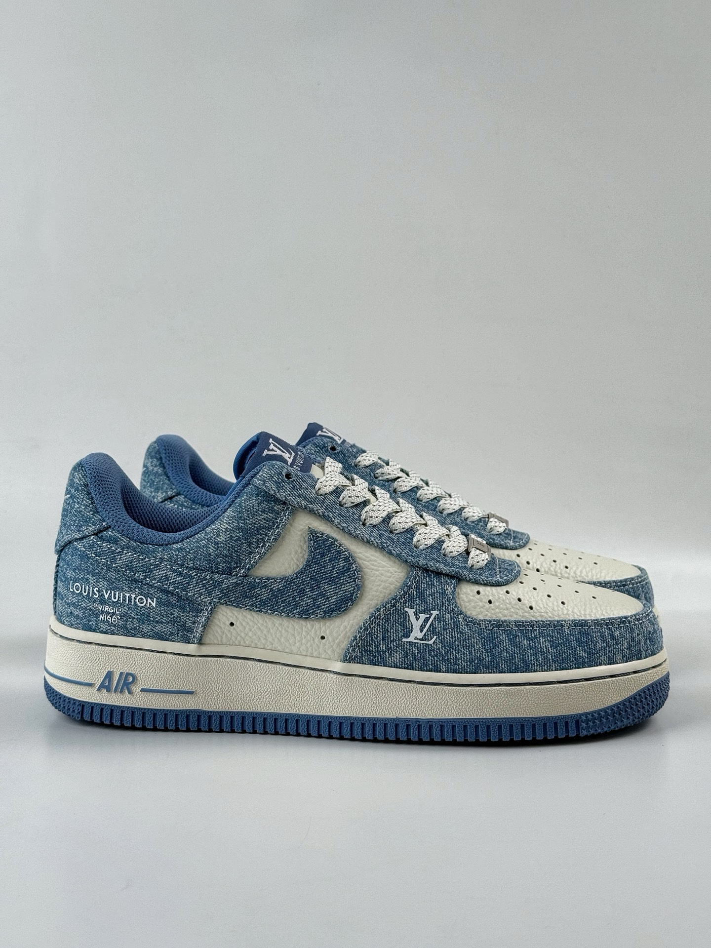 Nike Air Force 1 Low 07 x Louis Vuitton 蓝白牛仔满天星  LW9279-021