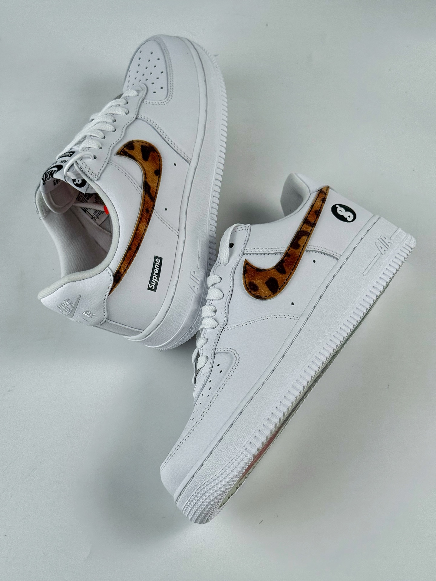 Nike Air Force 1 Low 07 x superme 豹纹白  IM3483-100