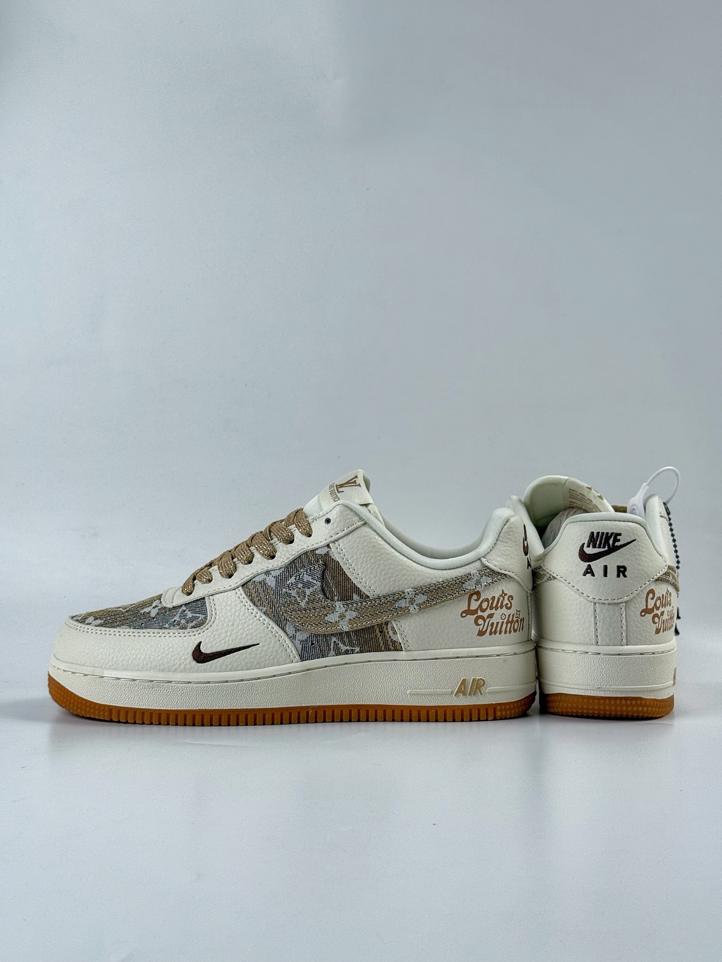 Nike Air Force 1 Low 07 x Louis Vuitton 白黄小勾满天星  DK0798-002