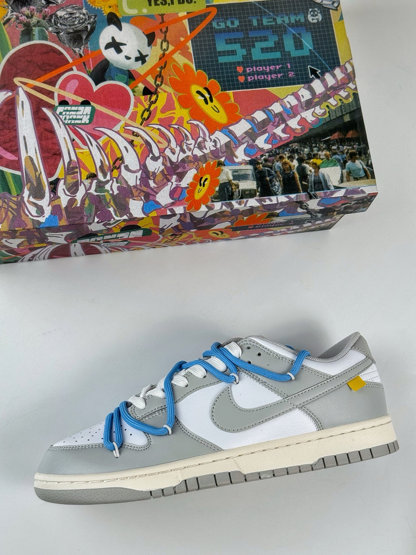 Nike SB Dunk Low 灰白绑带  DD1391-103