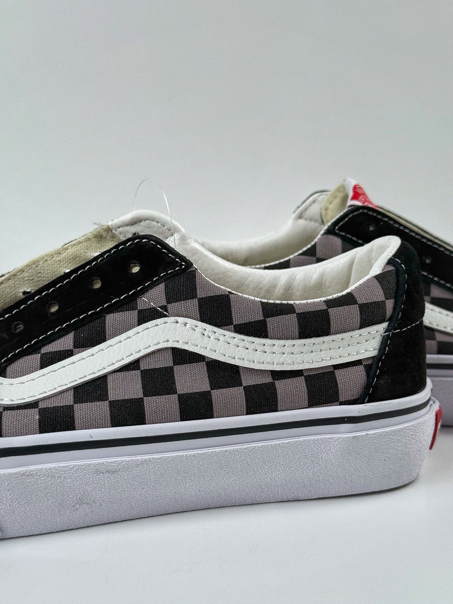VANS 范斯 SK8-LOW 经典款 灰黑格子 休闲板鞋帆布鞋