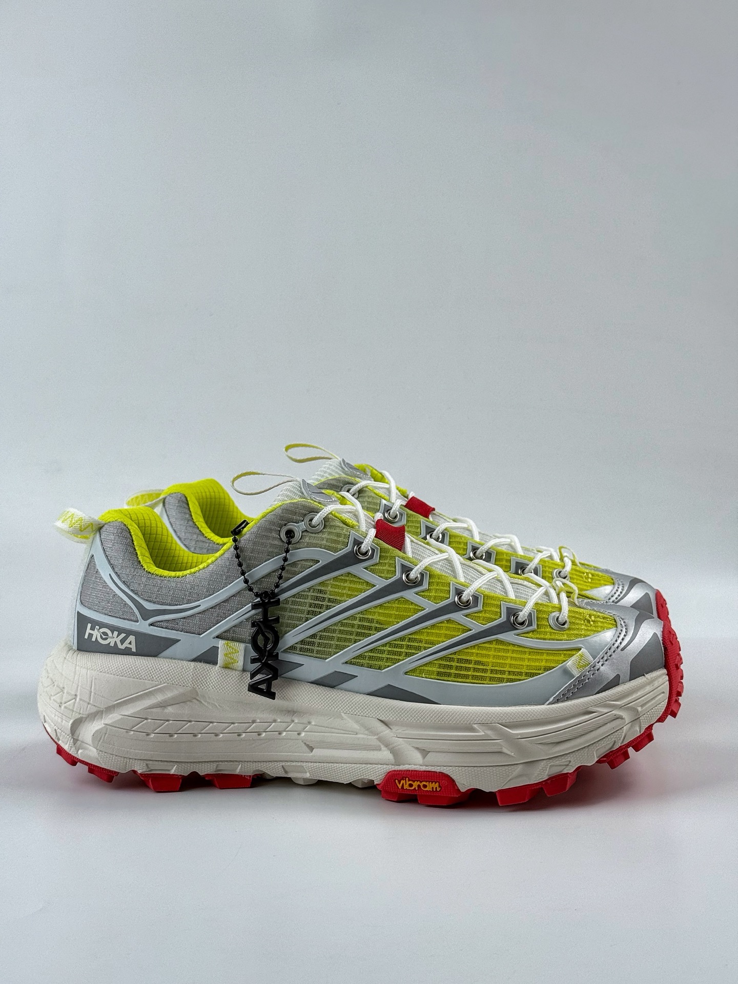 180 Hoka One One Mafate Three 2 黄色 玛法特低帮厚底轻量户外运动鞋 1153931-WNN