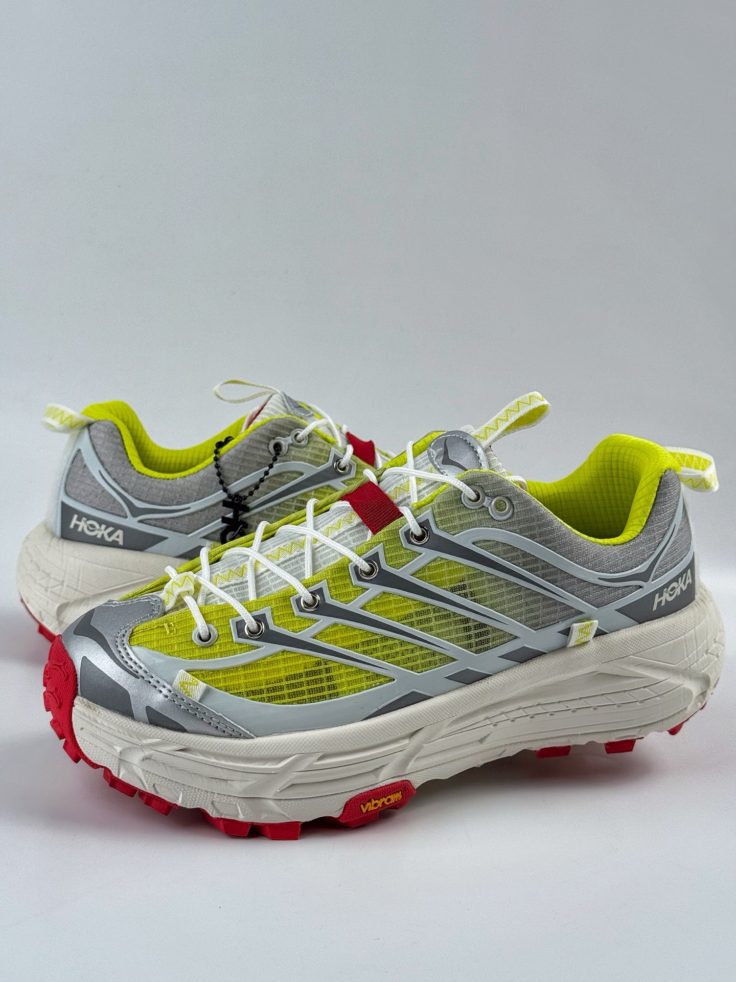 180 Hoka One One Mafate Three 2 黄色 玛法特低帮厚底轻量户外运动鞋 1153931-WNN
