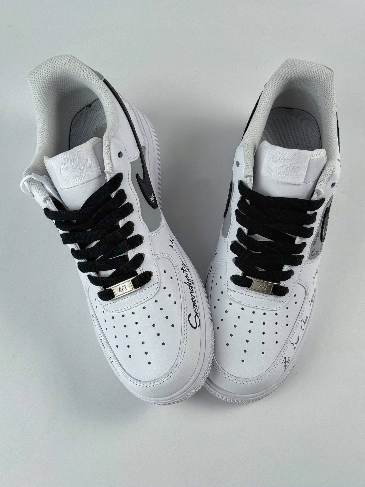 Nike Air Force 1 Low 07 狂想 逐梦 手绘 涂鸦 白黑  ZH0316-087