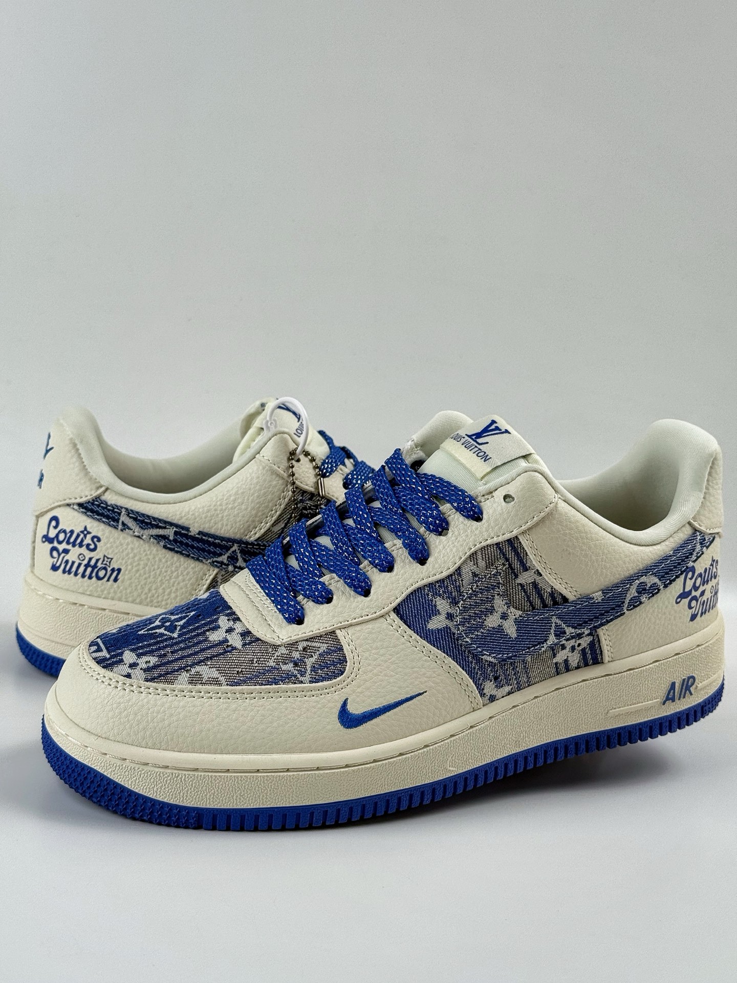 Nike Air Force 1 Low 07 x Louis Vuitton 白蓝小勾满天星 DK0798-003
