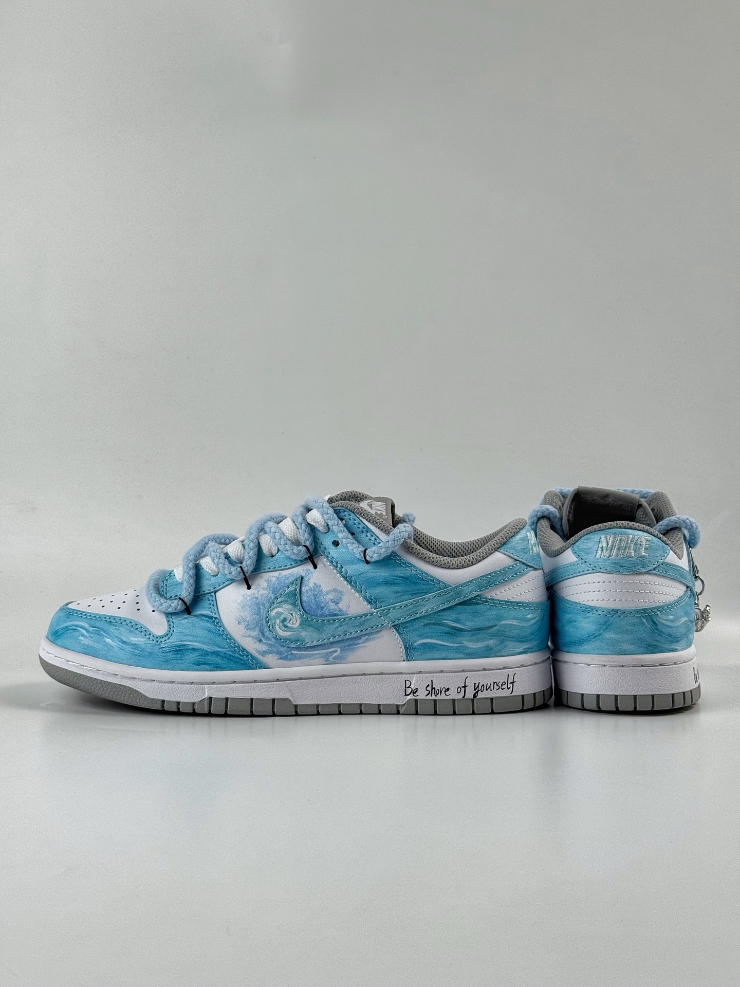 Nike SB Dunk Low 月下碧波行 特殊礼袋 新中式 手绘 晕染 泼墨 HF5441-105