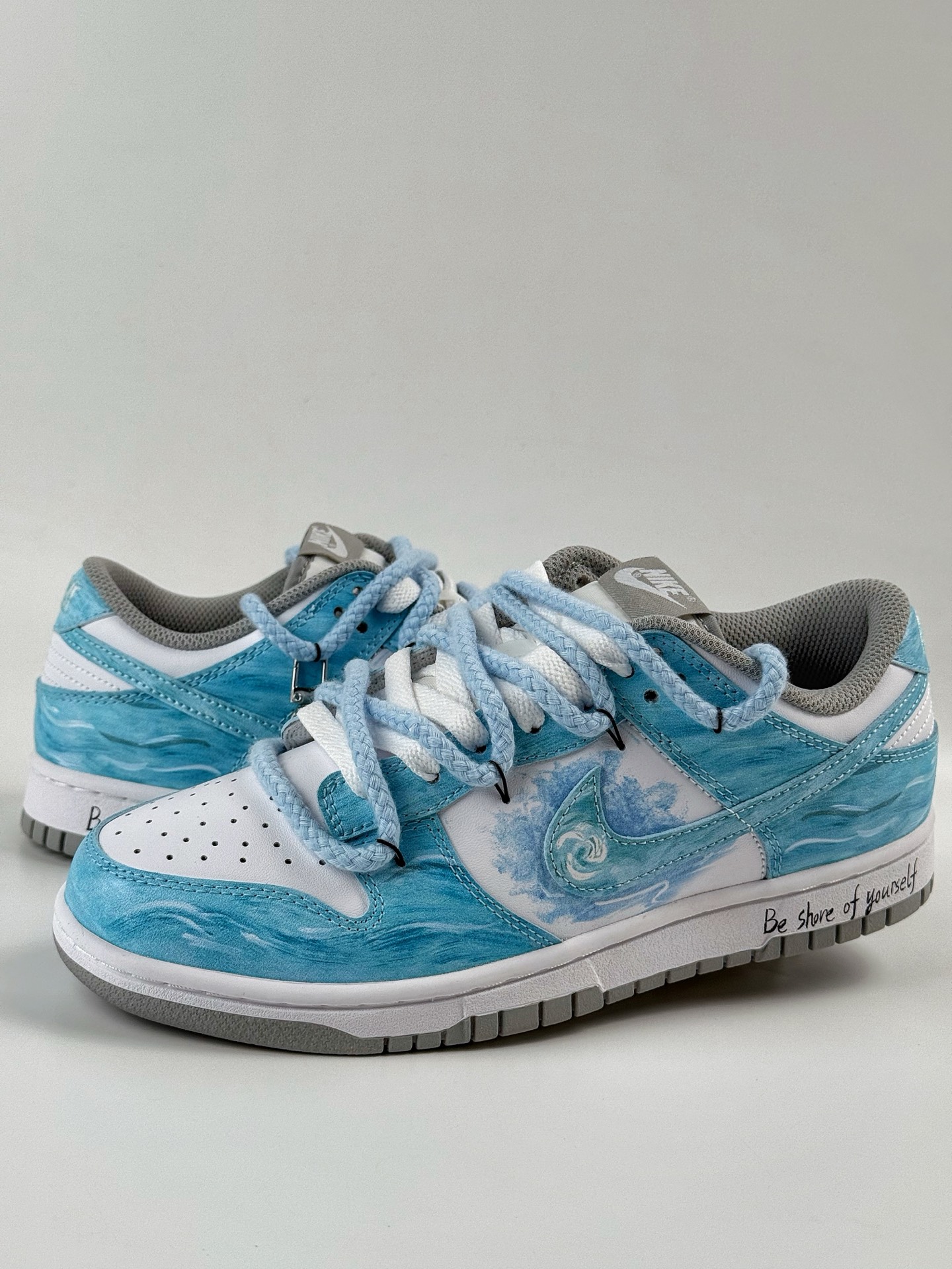 Nike SB Dunk Low 月下碧波行 特殊礼袋 新中式 手绘 晕染 泼墨 HF5441-105