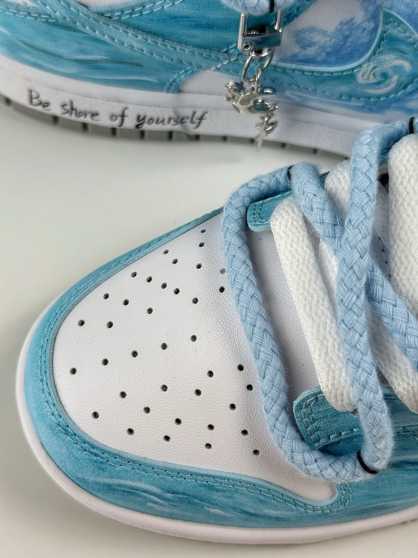 Nike SB Dunk Low 月下碧波行 特殊礼袋 新中式 手绘 晕染 泼墨 HF5441-105