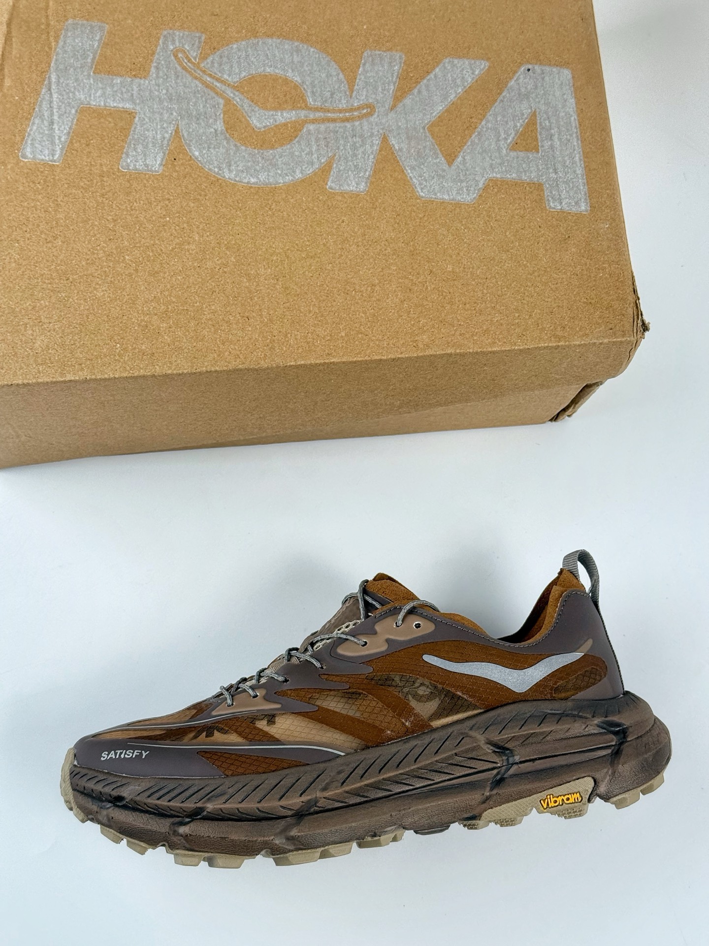 Satisfy xHOKA ONE ONE Mafate Speed 4 低帮专业越野跑步鞋  1157050-RB