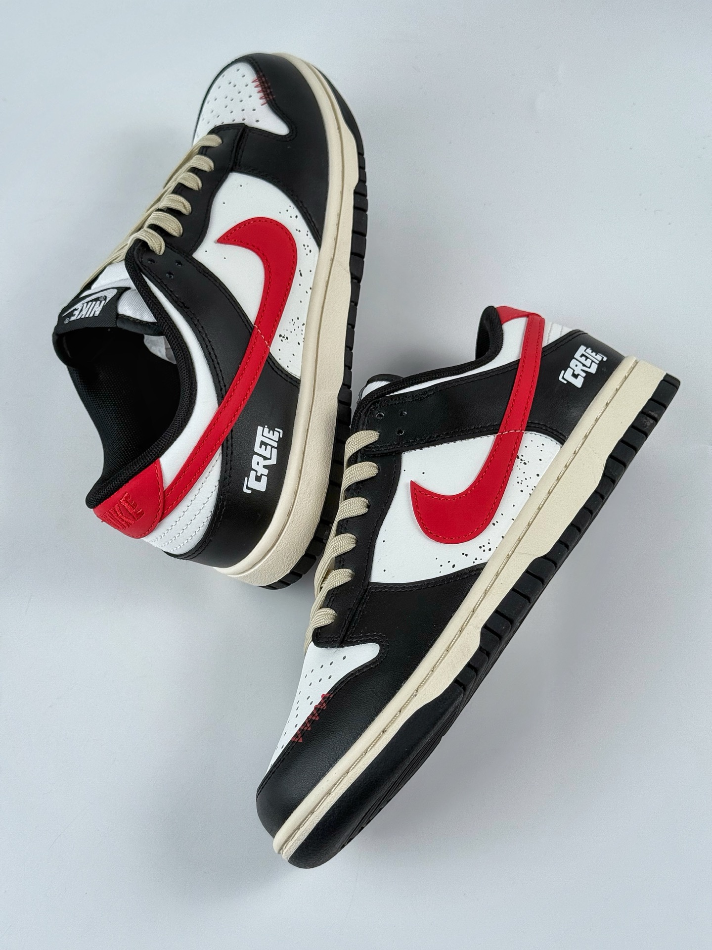 Nike SB Dunk Low 皮革 礼袋 街头 赤影 时尚潮流 黑白熊猫 DD1391-100