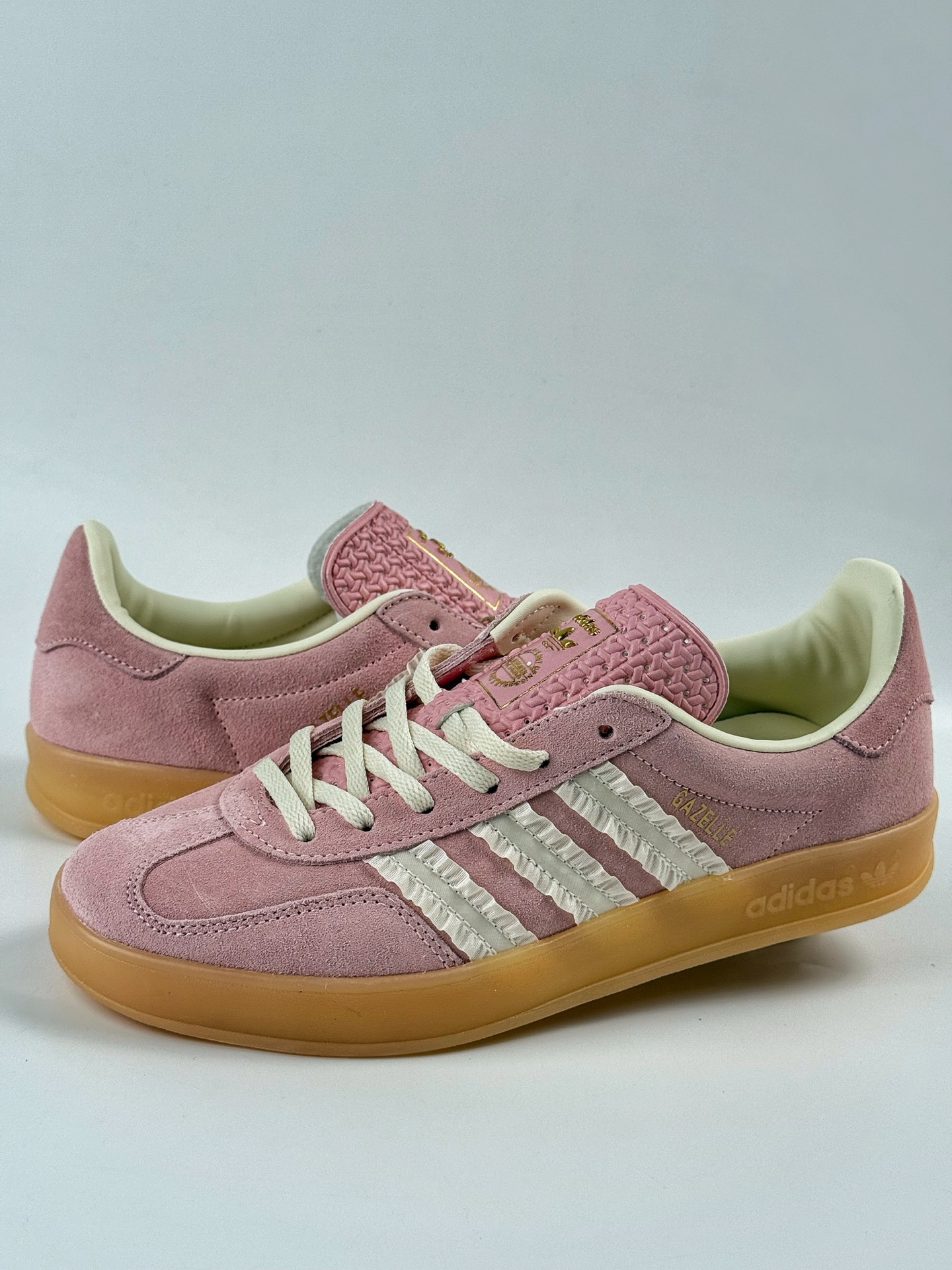 adidoriginals GAZELLE INDOOR 粉白  JS1413