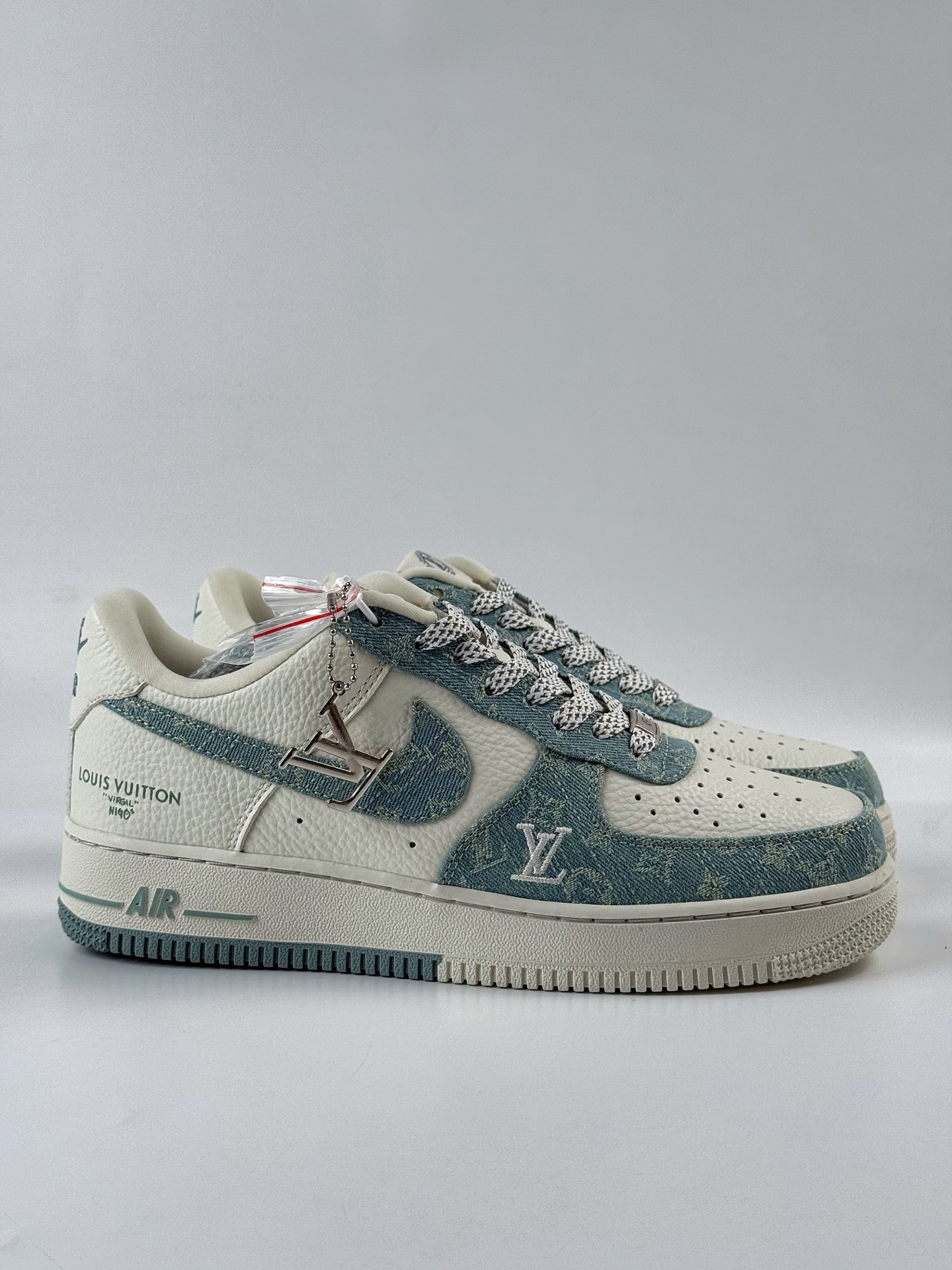 Nike Air Force 1 Low 07 x Louis Vuitton 牛仔蓝白满天星 SC0601-554