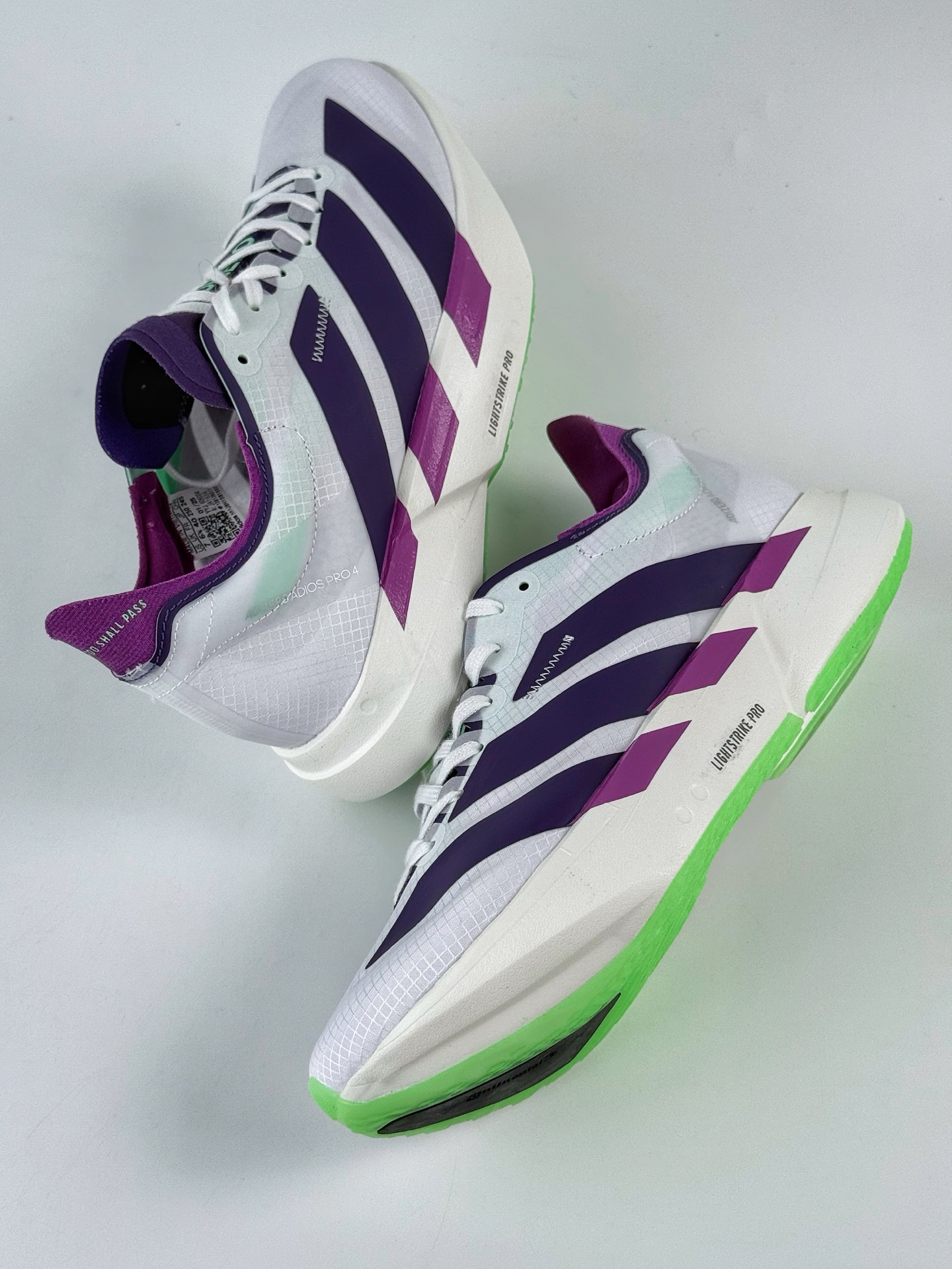 AdidAdizero Pro Evo 4 M 全掌碳板 阿迪超轻透气缓震跑鞋 JR1656