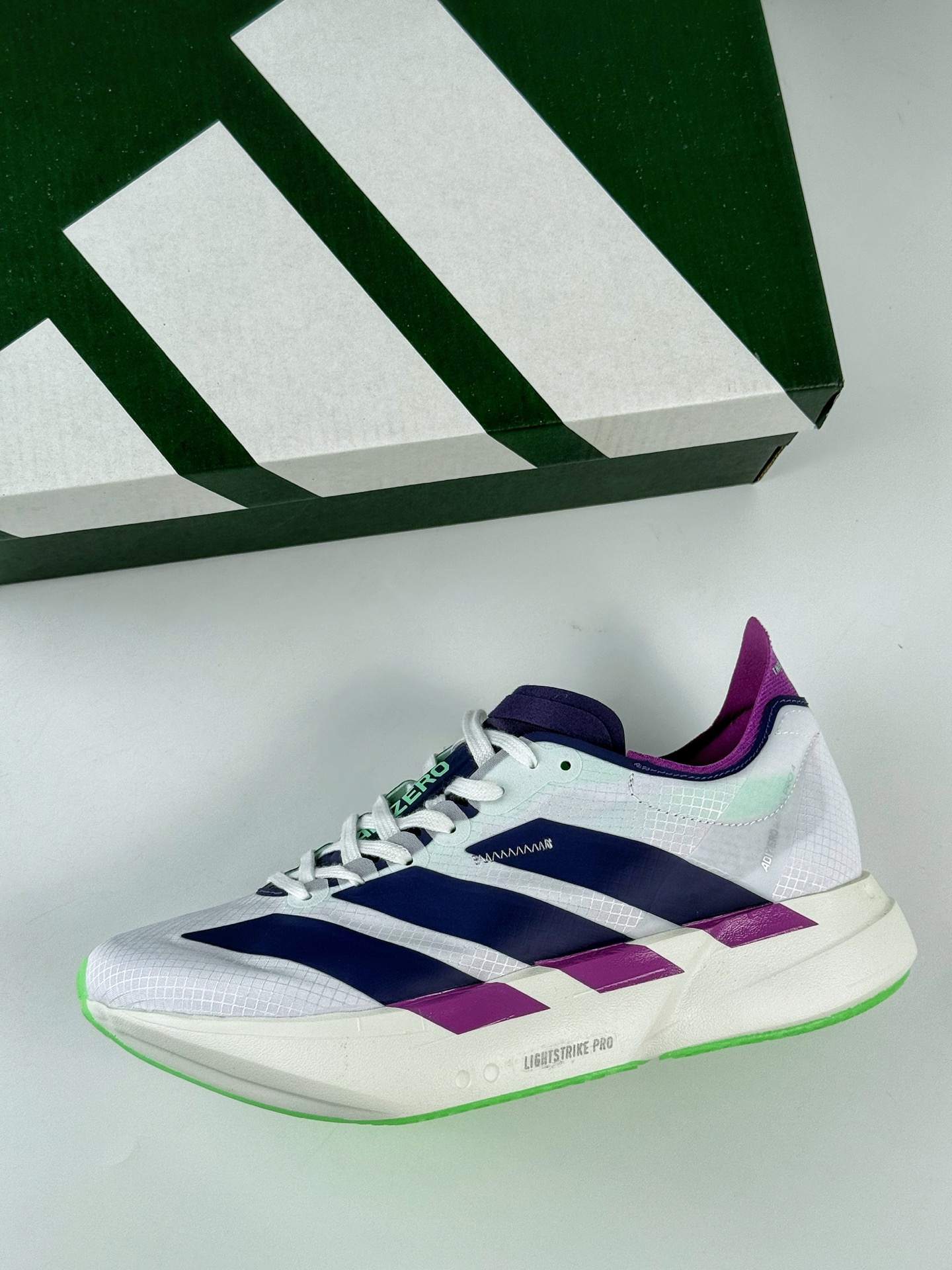 AdidAdizero Pro Evo 4 M 全掌碳板 阿迪超轻透气缓震跑鞋 JR1656