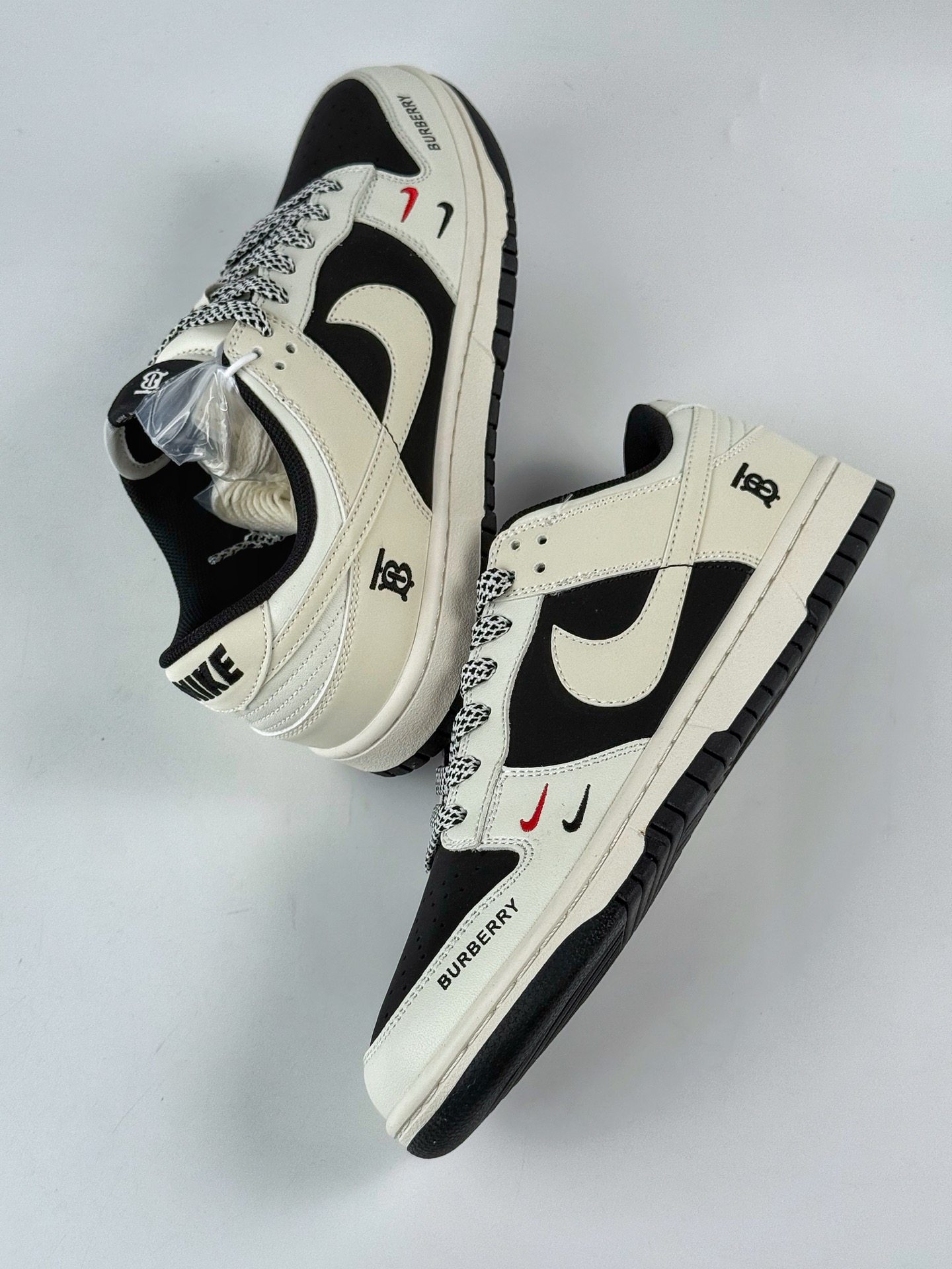 Nike SB Dunk Low x BURBERRY 白黑双小勾满天星  CS1688-117
