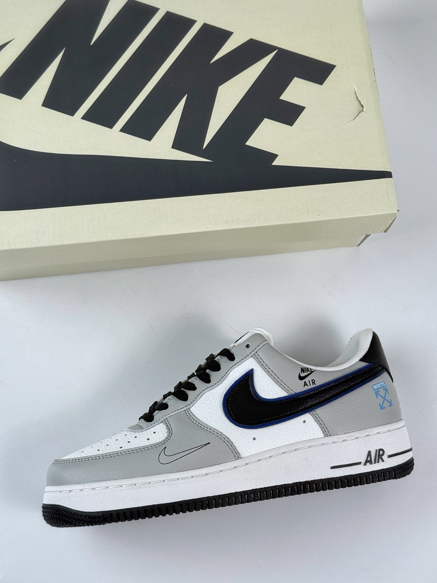 220 Nike Air Force 1 Low 07 x OFF-WHITE 灰白双小勾 DQ6628-162-Chinese UA Cheap High Quatity Brand Clothes Bags handbags Sneakers wholesale wholesaler seller from China Factory suppliers Fashion Clothing Shoes best Quality Beautiful Price 220 Nike Air Force 1 Low 07 x OFF-WHITE 灰白双小勾 DQ6628-162