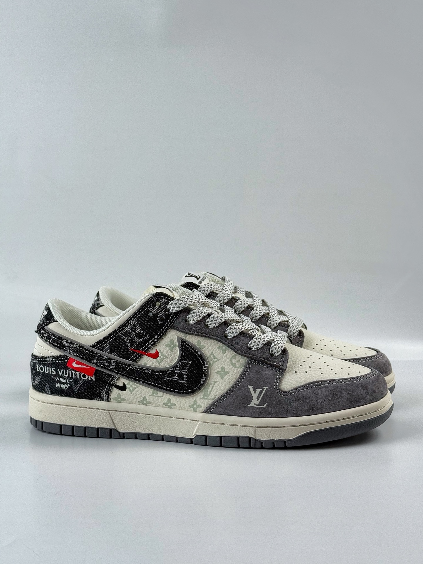 280 Nike SB Dunk Low x Louis Vuitton 灰白黑牛仔双小勾满天星 YX5066-387-Chinese UA Cheap High Quatity Brand Clothes Bags handbags Sneakers wholesale wholesaler seller from China Factory suppliers Fashion Clothing Shoes best Quality Beautiful Price 280 Nike SB Dunk Low x Louis Vuitton 灰白黑牛仔双小勾满天星 YX5066-387
