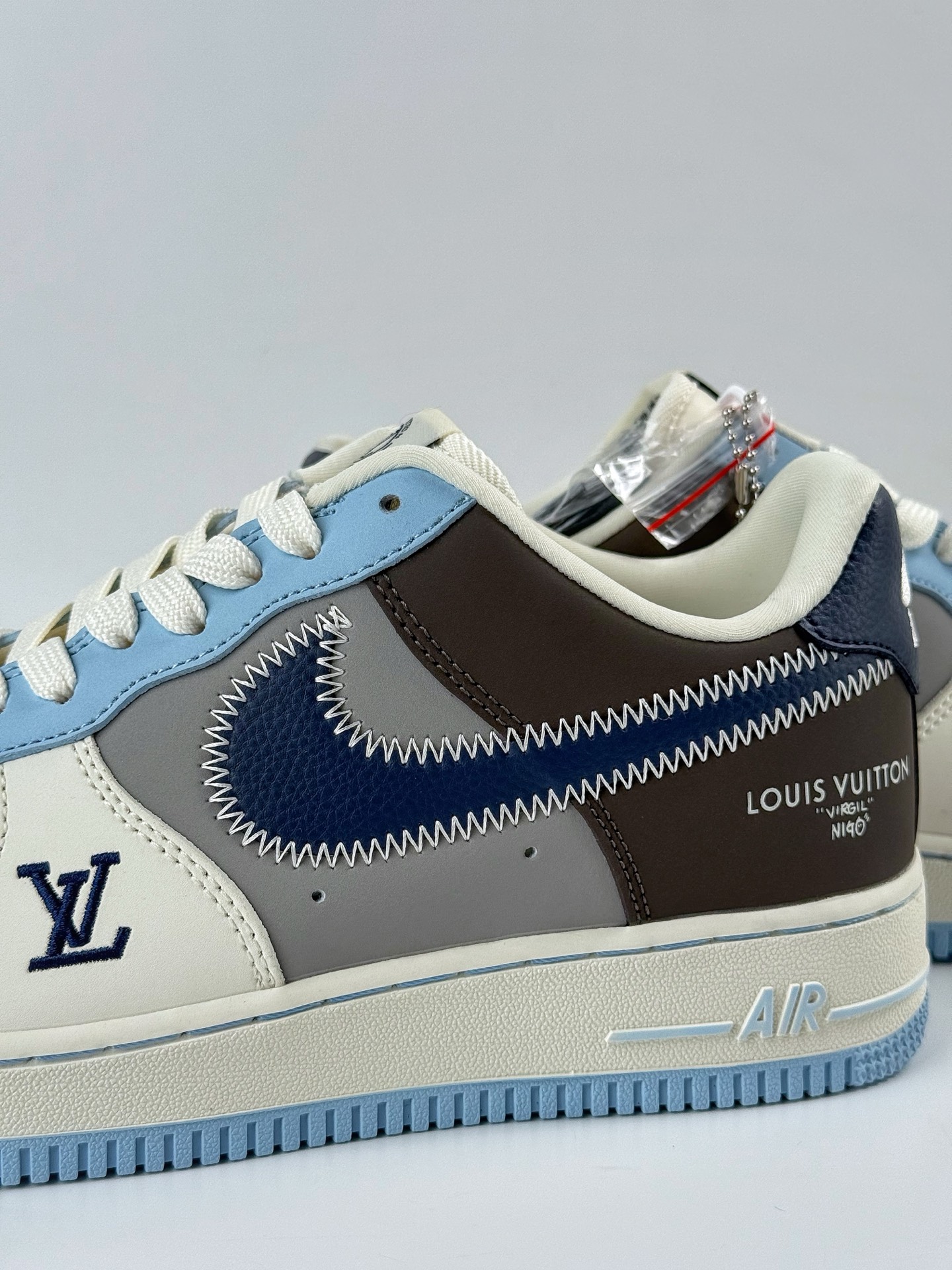 260 Nike Air Force 1 Low 07 x Louis Vuitton 彩色拼接  SC0601-560