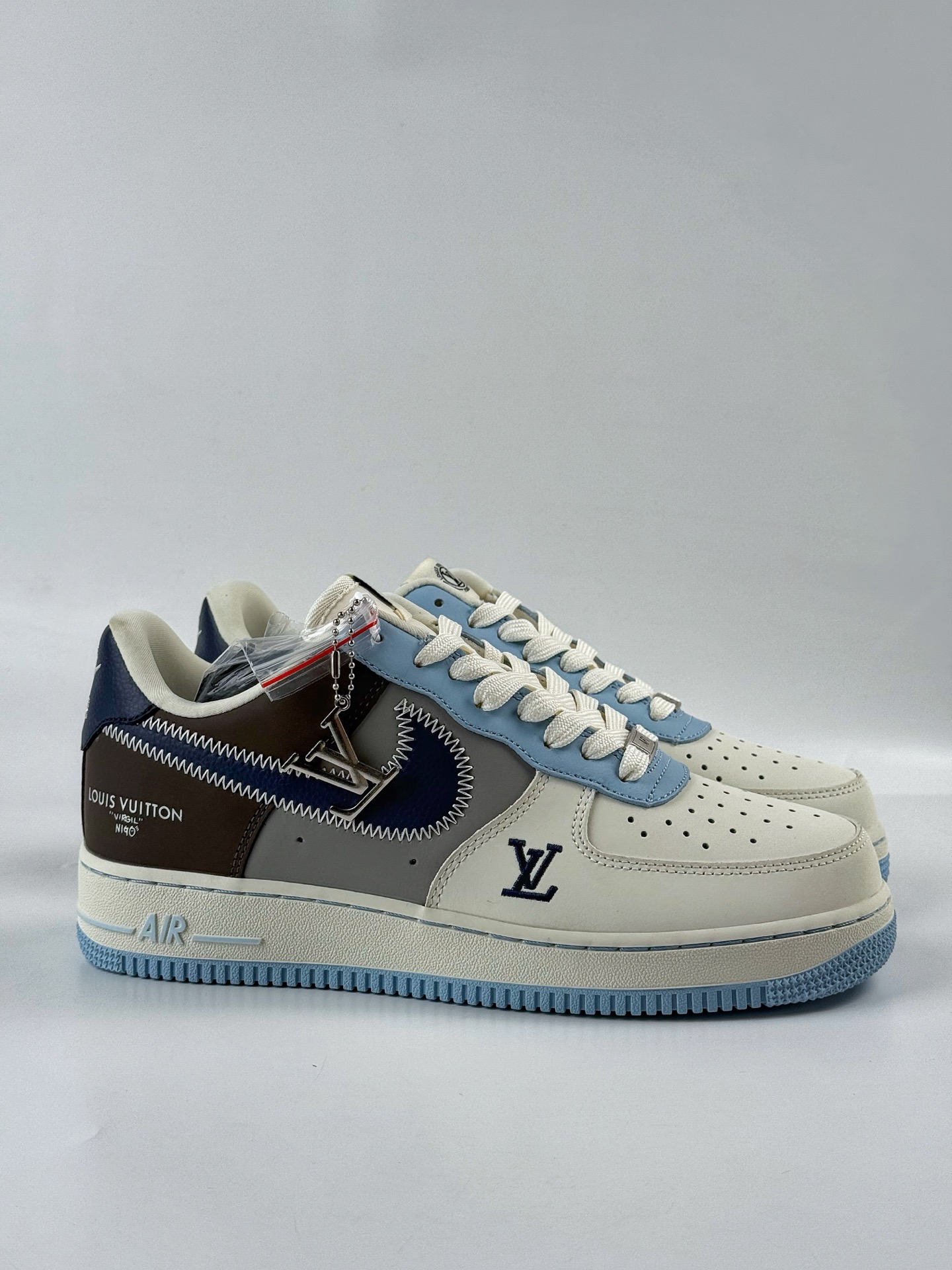 260 Nike Air Force 1 Low 07 x Louis Vuitton 彩色拼接  SC0601-560