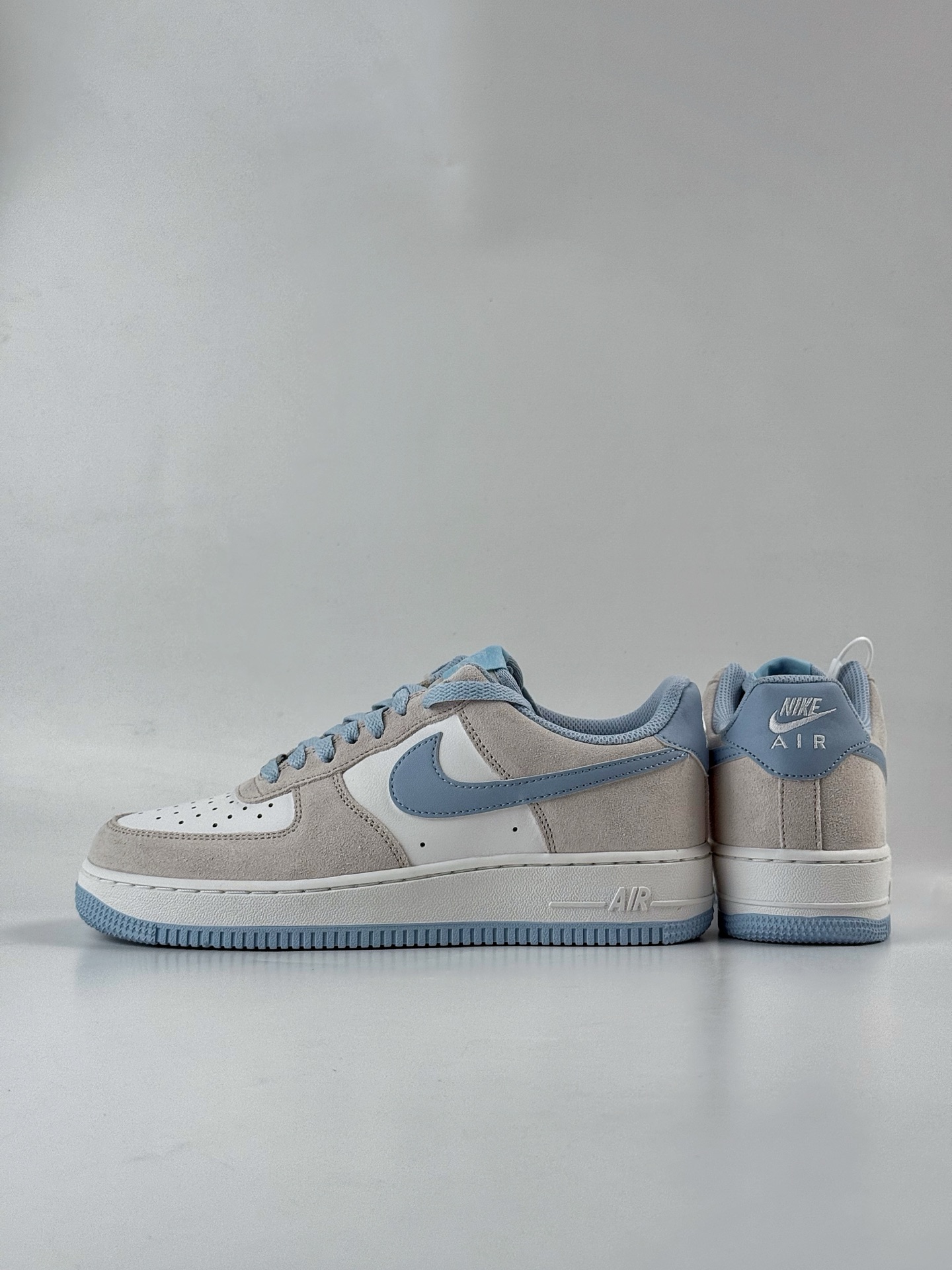 200 Nike Air Force 1 Low 07 灰蓝  FQ8714-005