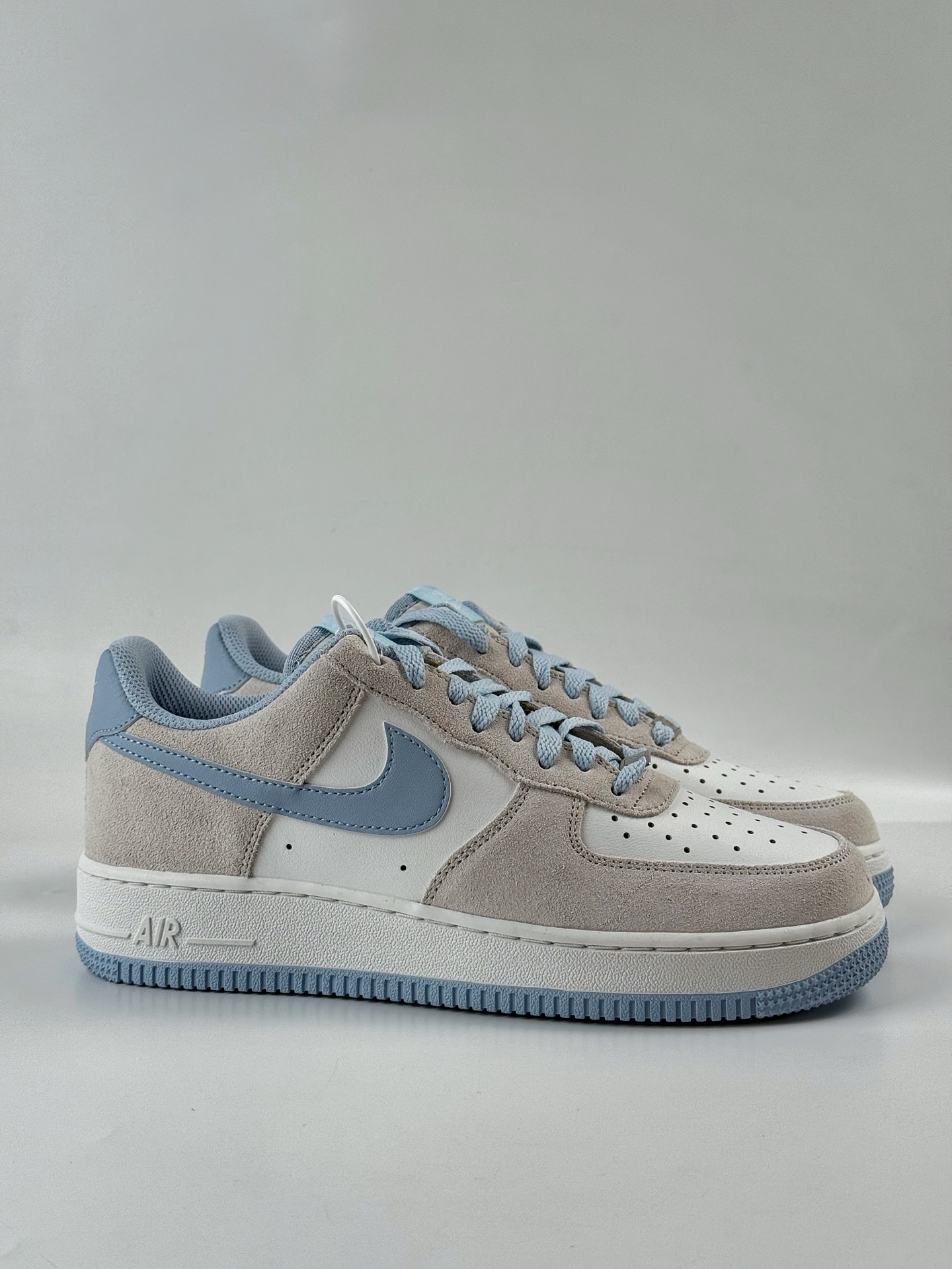 200 Nike Air Force 1 Low 07 灰蓝  FQ8714-005