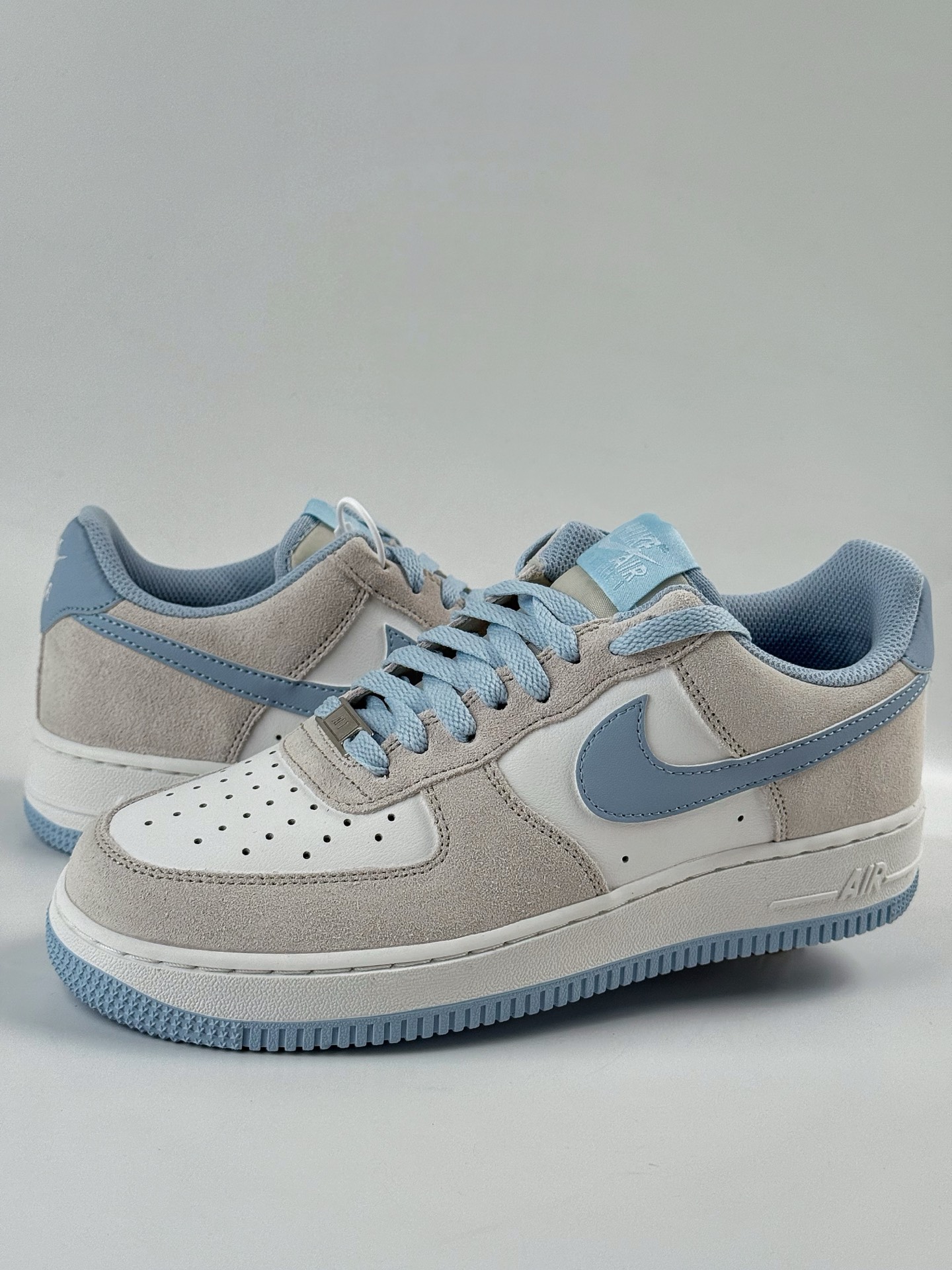 200 Nike Air Force 1 Low 07 灰蓝  FQ8714-005