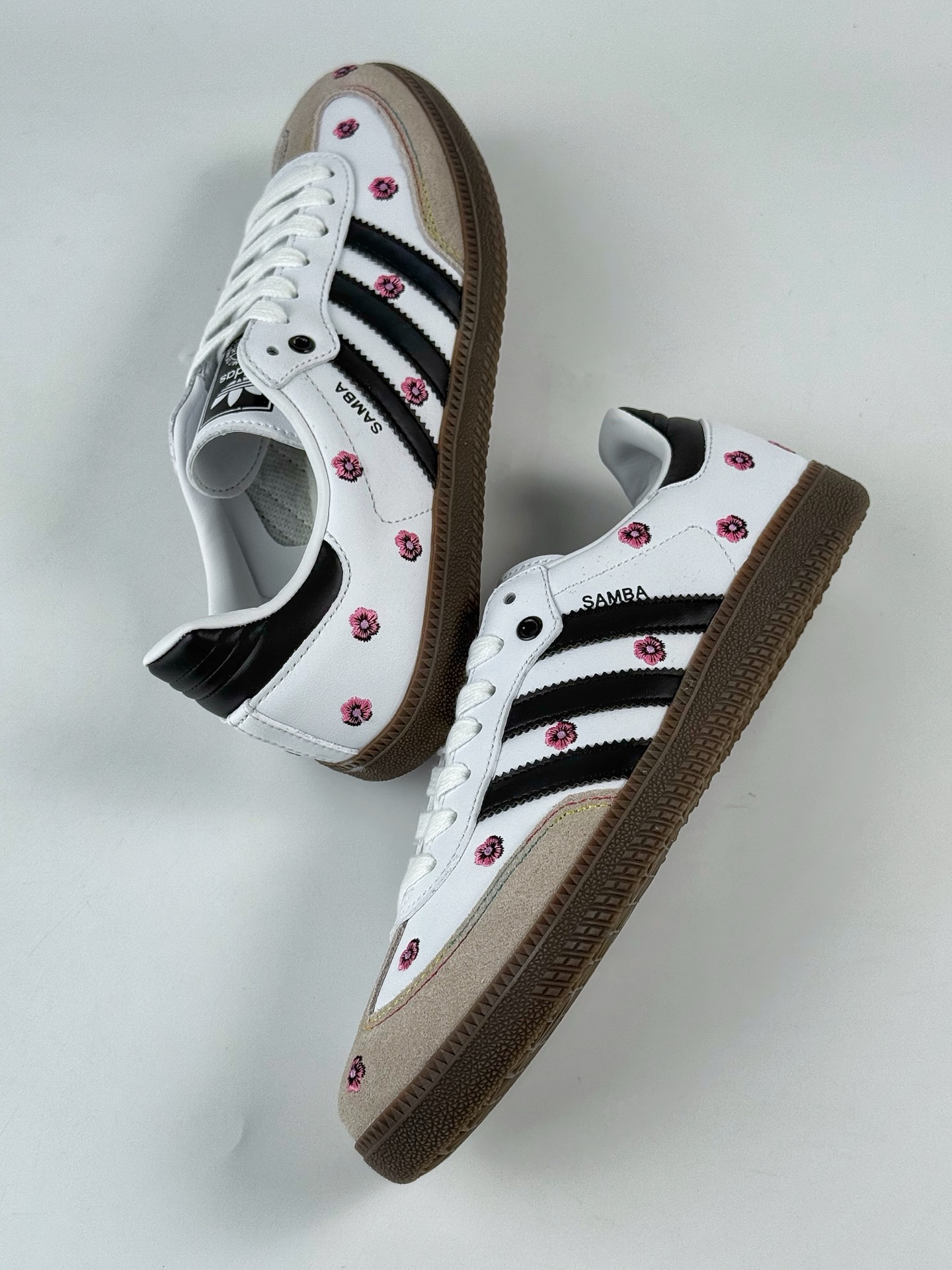 160 adidoriginals Samba OG 灰白小花 IF4389
