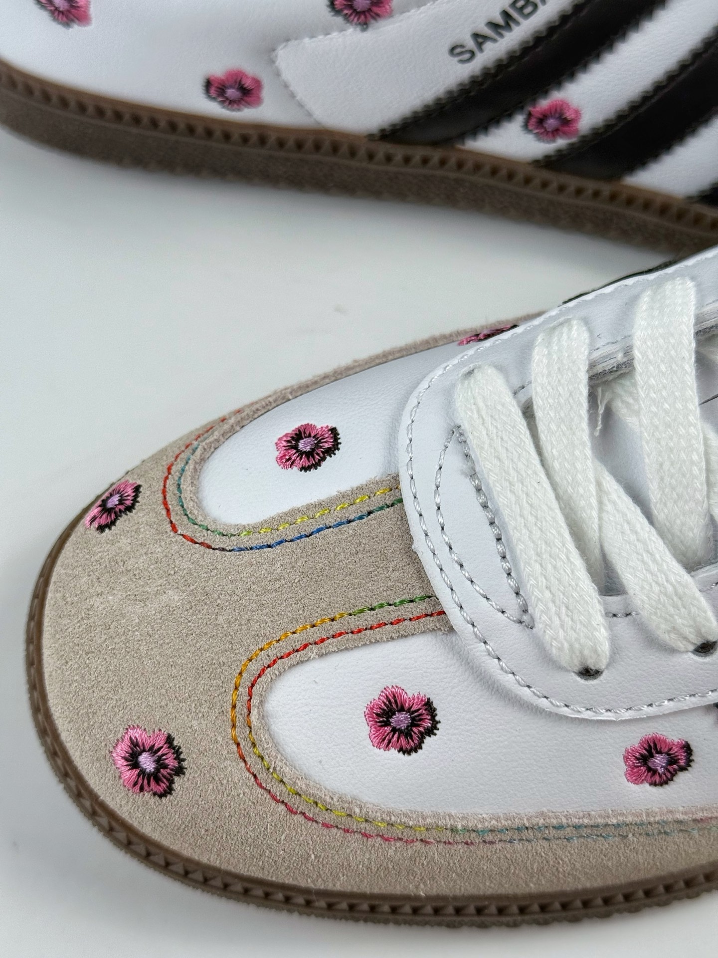 160 adidoriginals Samba OG 灰白小花 IF4389