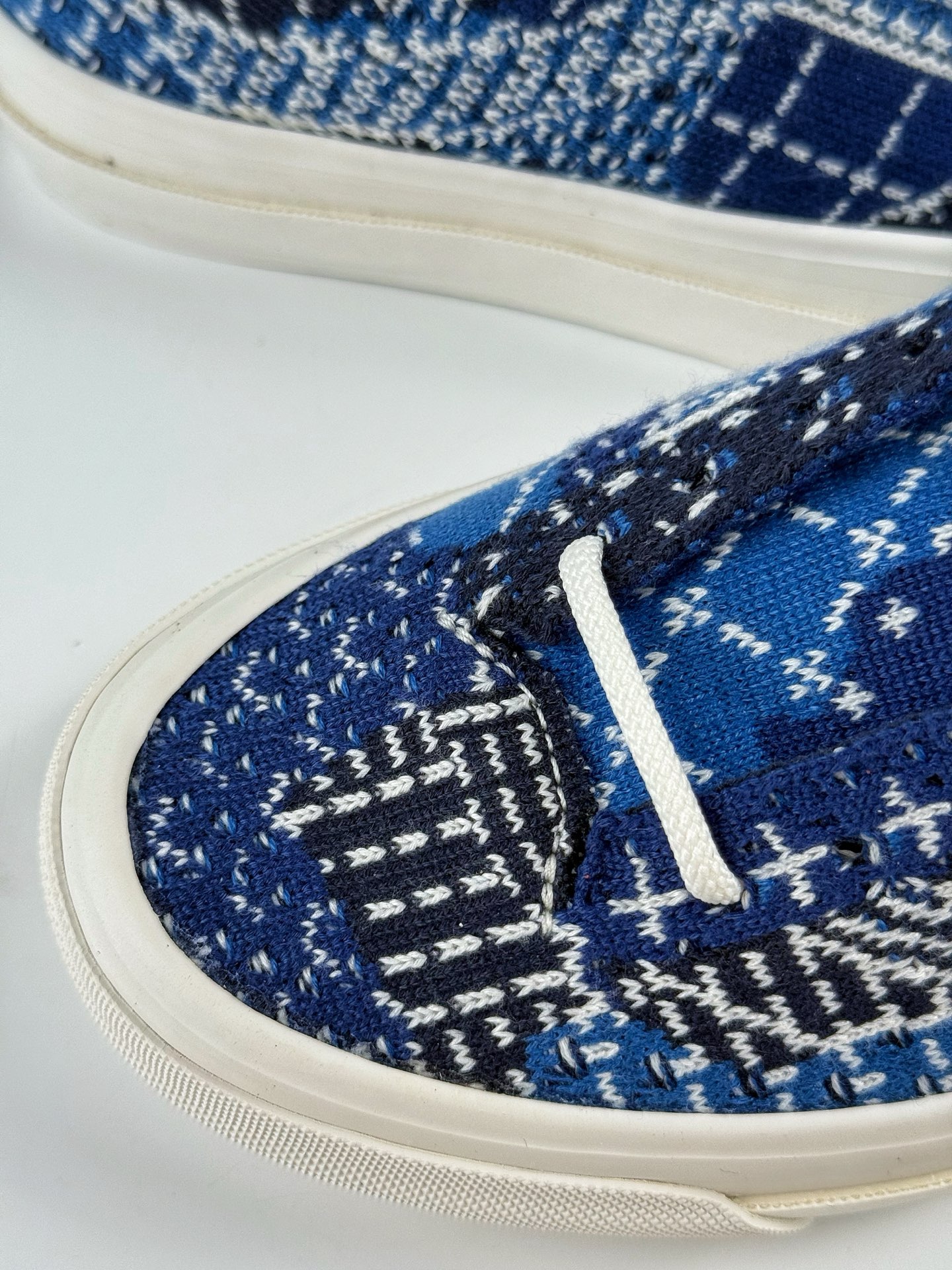 150 Vans OTW Old Skool 36 LX FDMTL OTW联名蓝色花纹编织布复古百搭板鞋
