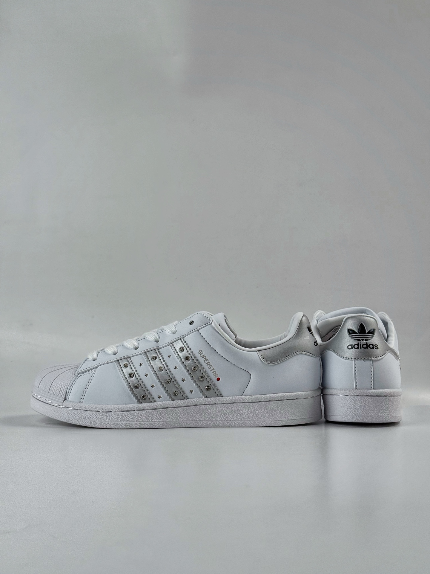 140 AdidOriginals Superstar 白灰  JR4505