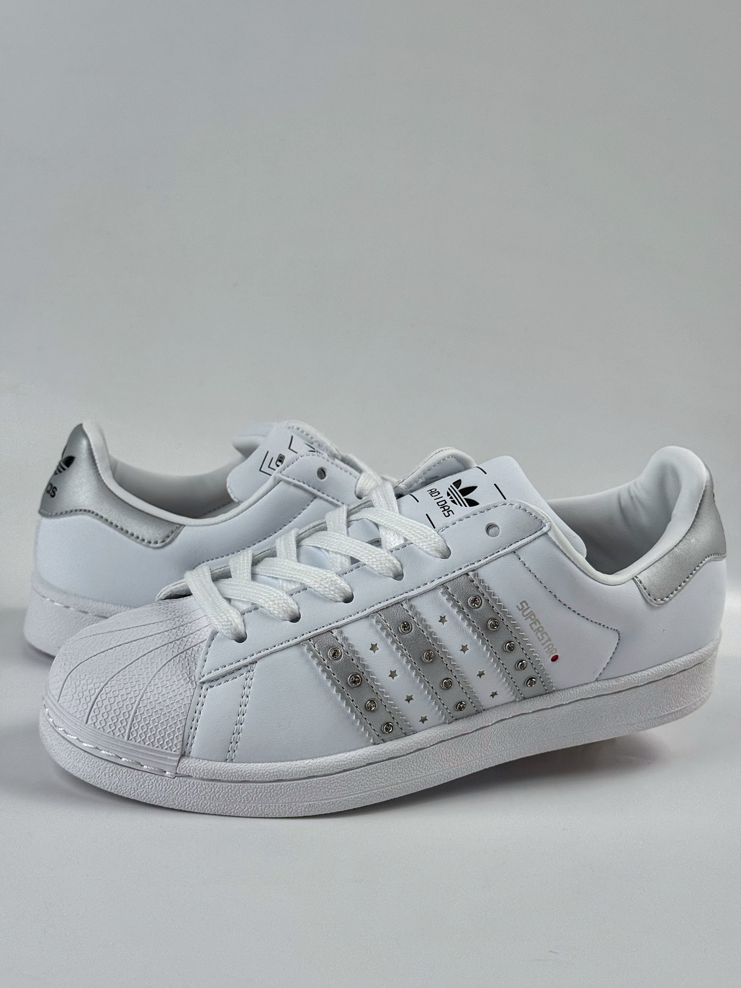 140 AdidOriginals Superstar 白灰  JR4505