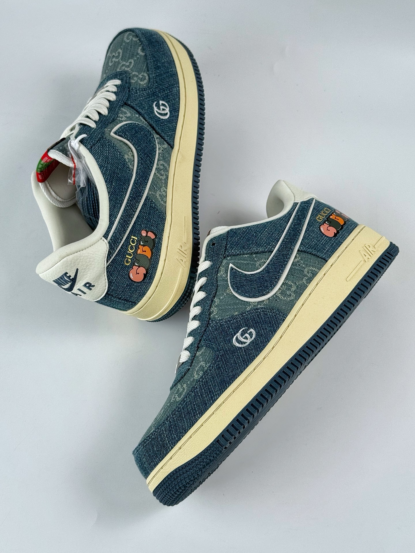 260 Nike Air Force 1 Low 07 x GUCCI 青蓝牛仔  SC0601-561