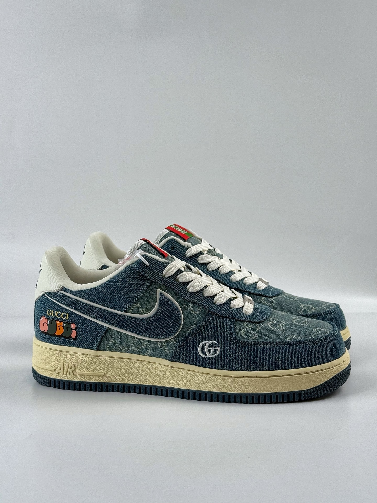 260 Nike Air Force 1 Low 07 x GUCCI 青蓝牛仔  SC0601-561