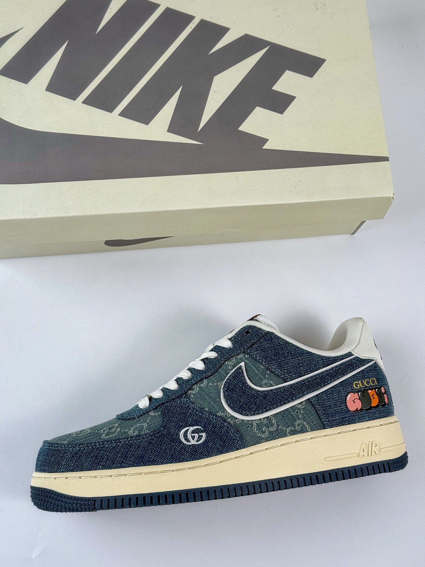 260 Nike Air Force 1 Low 07 x GUCCI 青蓝牛仔  SC0601-561